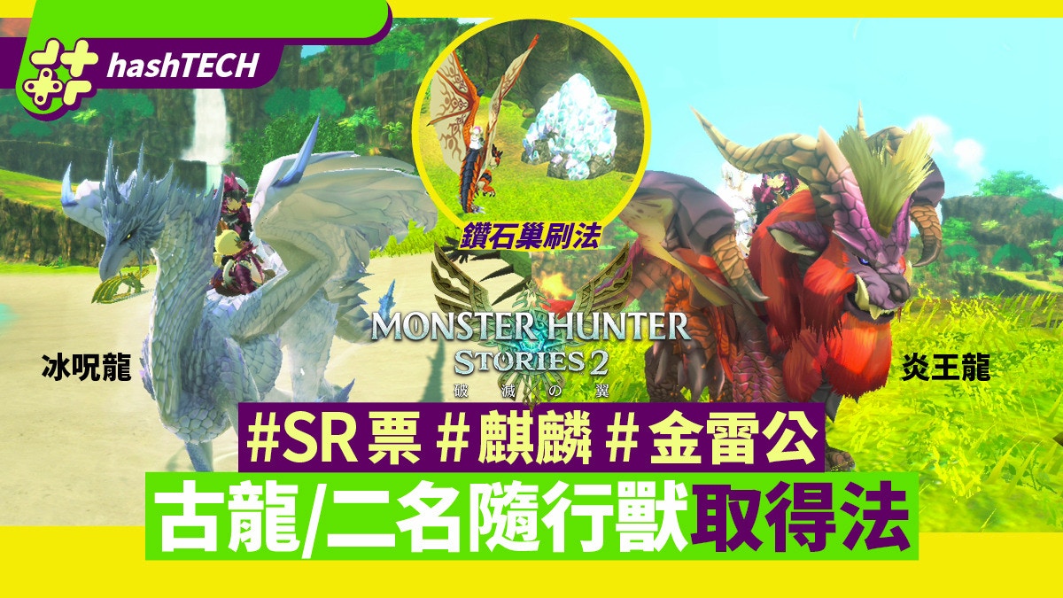 魔物獵人物語2攻略 探索票sr 超稀有巢古龍 二名蛋2大取得法