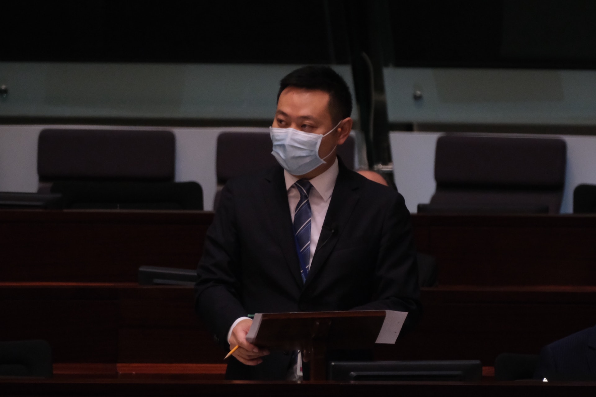 民政事務局局長徐英偉。(盧翊銘攝) 民政事務局局長徐英偉。(盧翊銘攝)