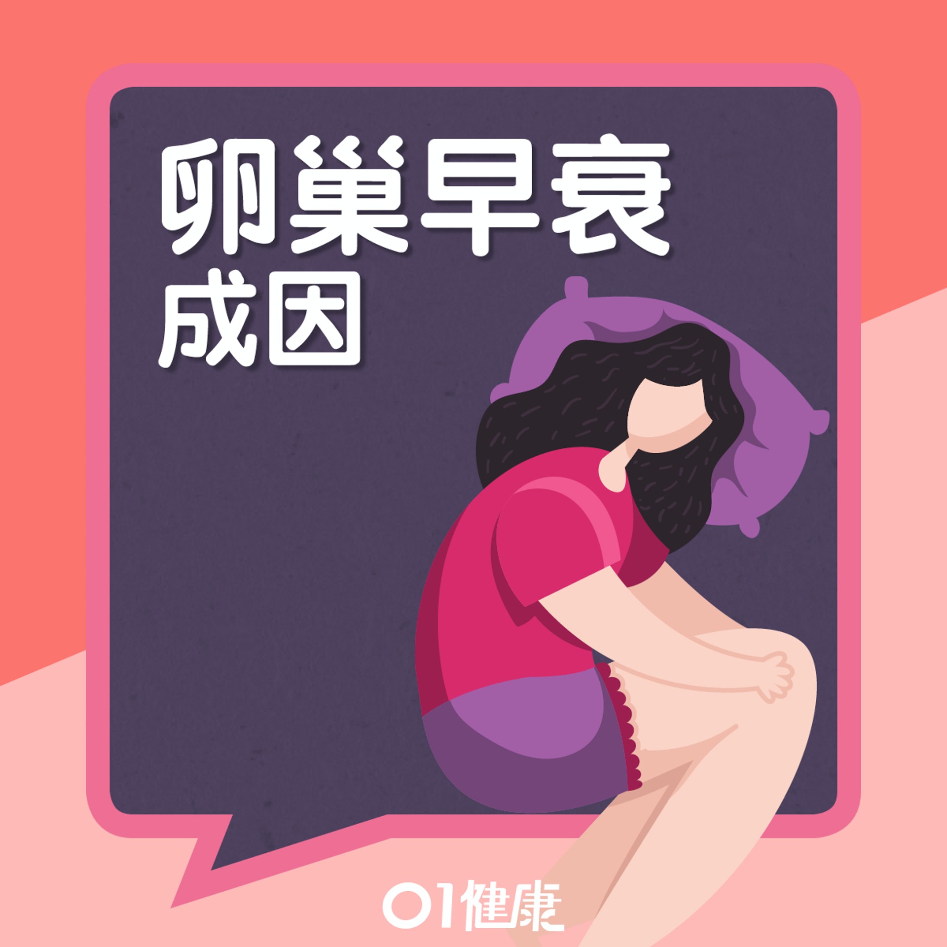 卵巢早衰症成因。(01製圖)