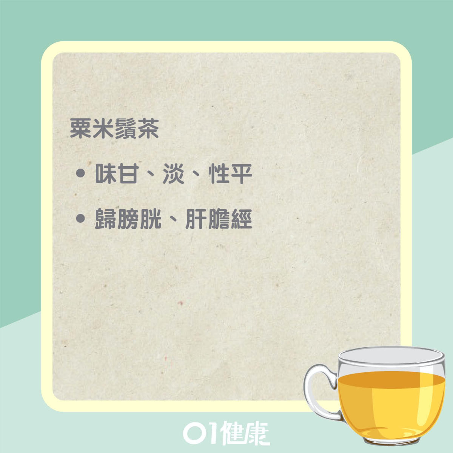 粟米鬚茶知多啲(01製圖) 粟米鬚茶知多啲(01製圖)