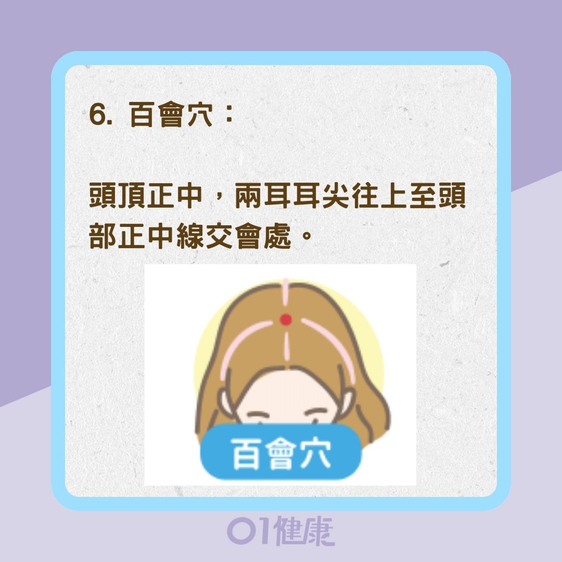 按6大穴道趕走慢性疲勞(Heho健康授權使用/01製圖) 按6大穴道趕走慢性疲勞(Heho健康授權使用/01製圖)