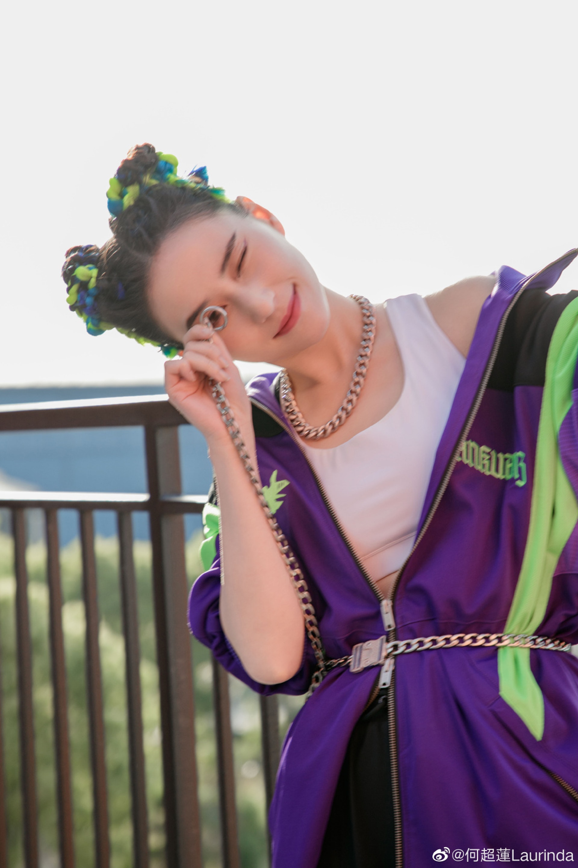 何超蓮近期頻頻獲邀上內地綜藝節目。(微博@何超蓮Laurinda) 何超蓮近期頻頻獲邀上內地綜藝節目。(微博@何超蓮Laurinda)