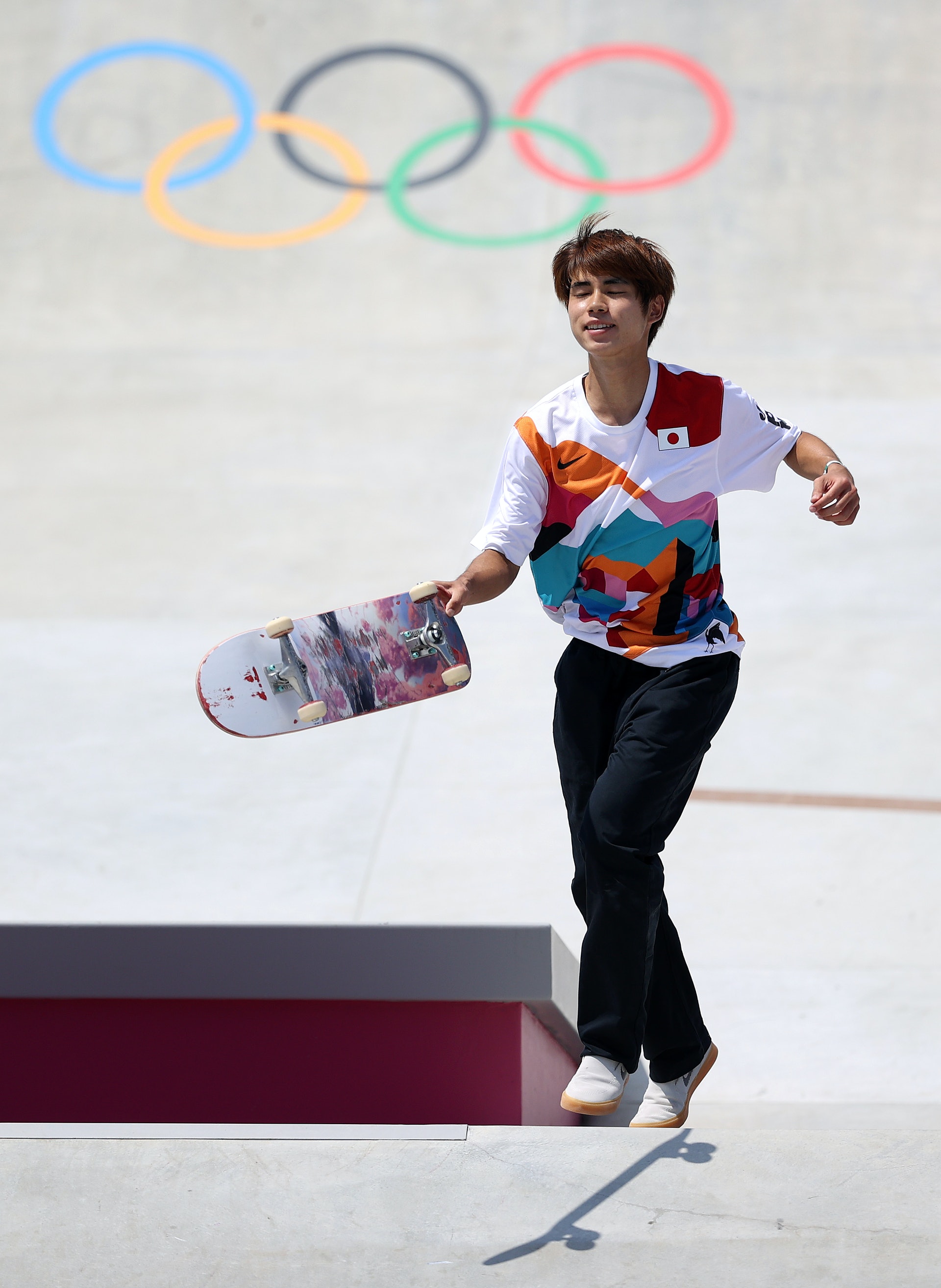 堀米雄斗為日本隊贏得東京奧運男子滑板金牌(Getty Images) 堀米雄斗為日本隊贏得東京奧運男子滑板金牌(Getty Images)