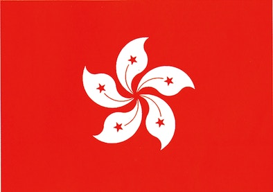 特區區旗。（區旗及區徽條例）