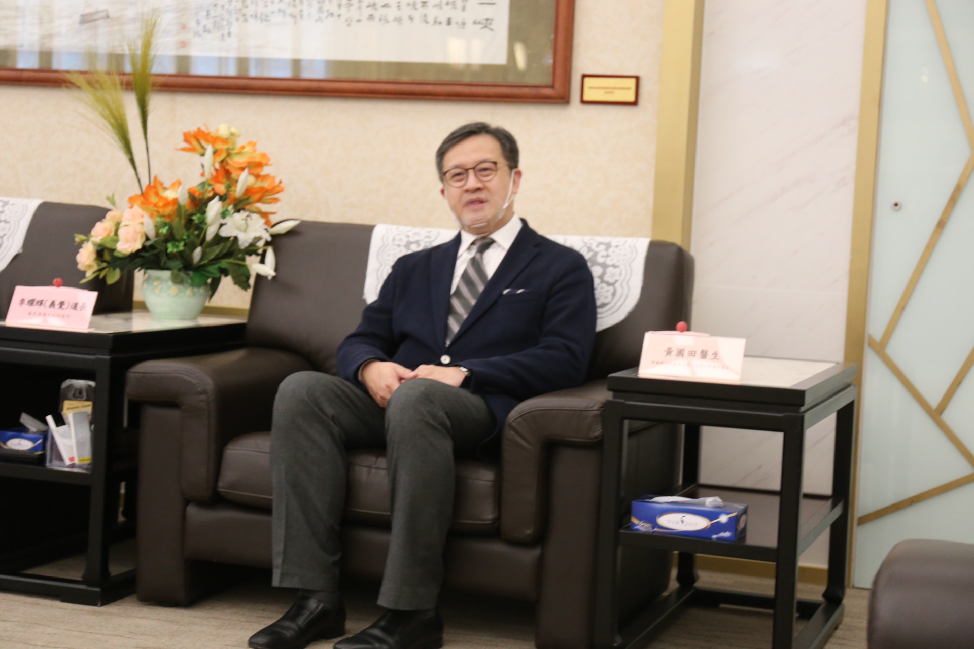 「香港前列腺基金」主席、泌尿外科專科醫生黃國田鼓勵45歲以上，以及家族成員曾患上前列腺癌男士每年應進行前列腺癌檢測。（羅敏妍攝）