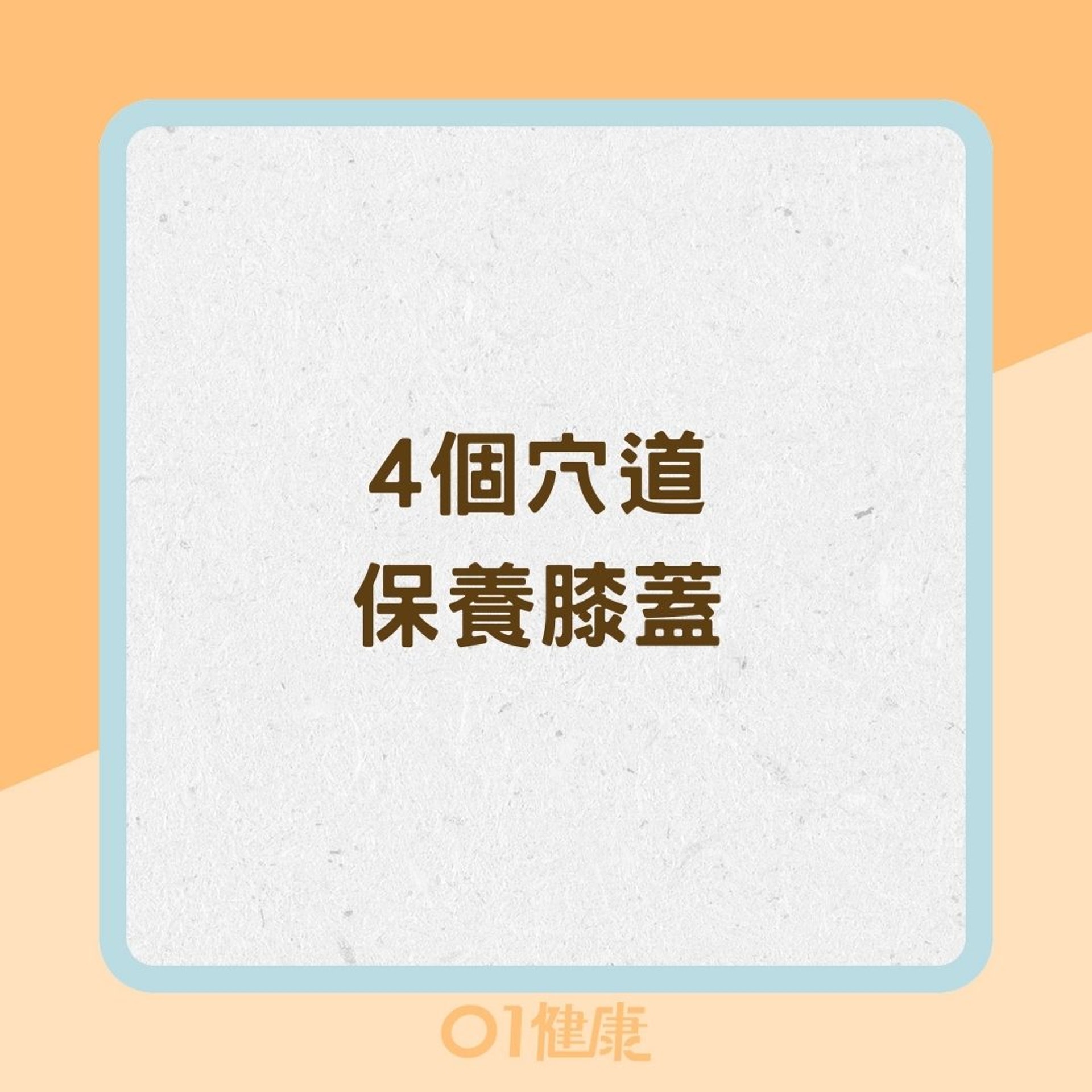 4個穴道保養膝蓋(01製圖) 4個穴道保養膝蓋(01製圖)