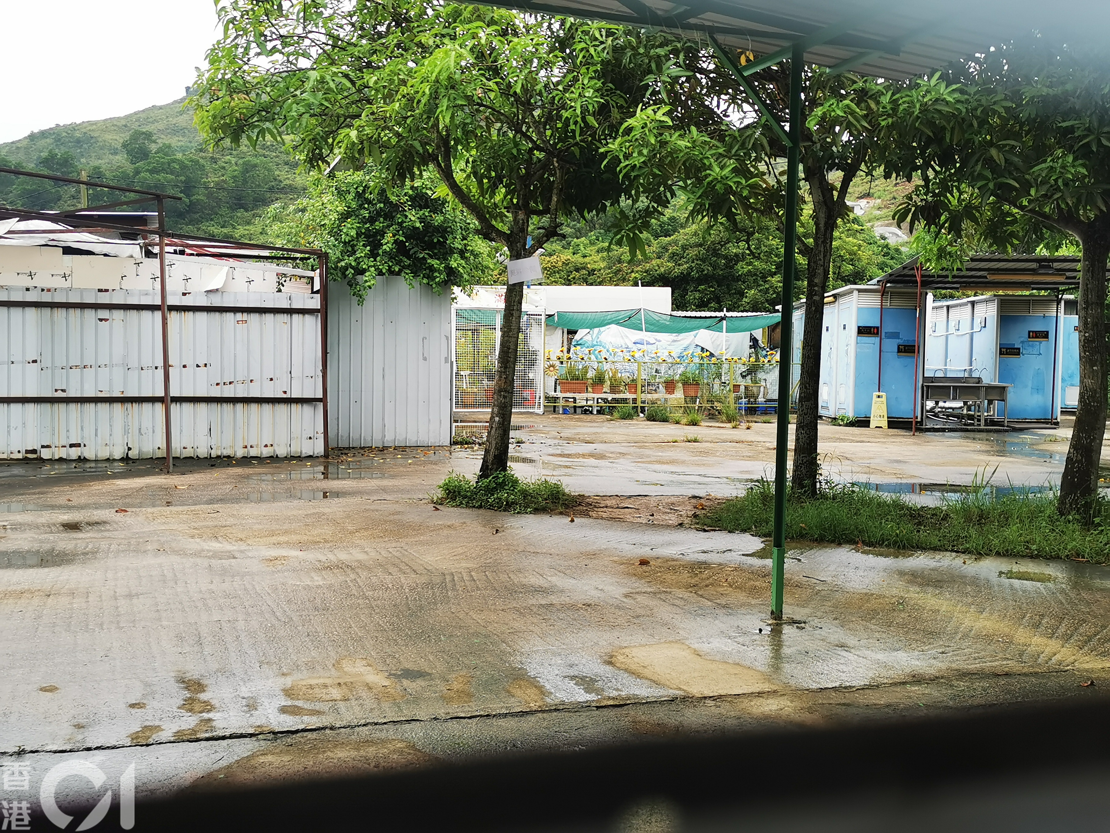 現場可見農莊內環境。(林振華攝)