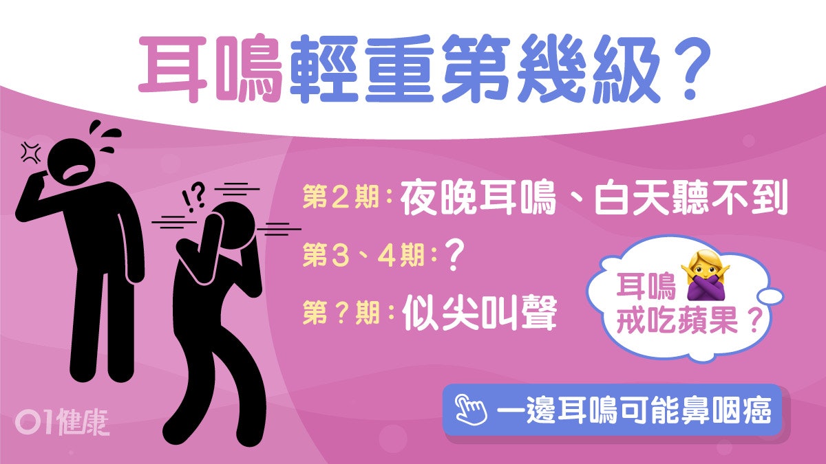 耳鳴惡化24小時聽到尖叫聲 感冒過勞8成因吃蘋果朱古力加重耳鳴 耳鳴惡化24小時聽到尖叫聲 感冒過勞8成因吃蘋果朱古力加重耳鳴