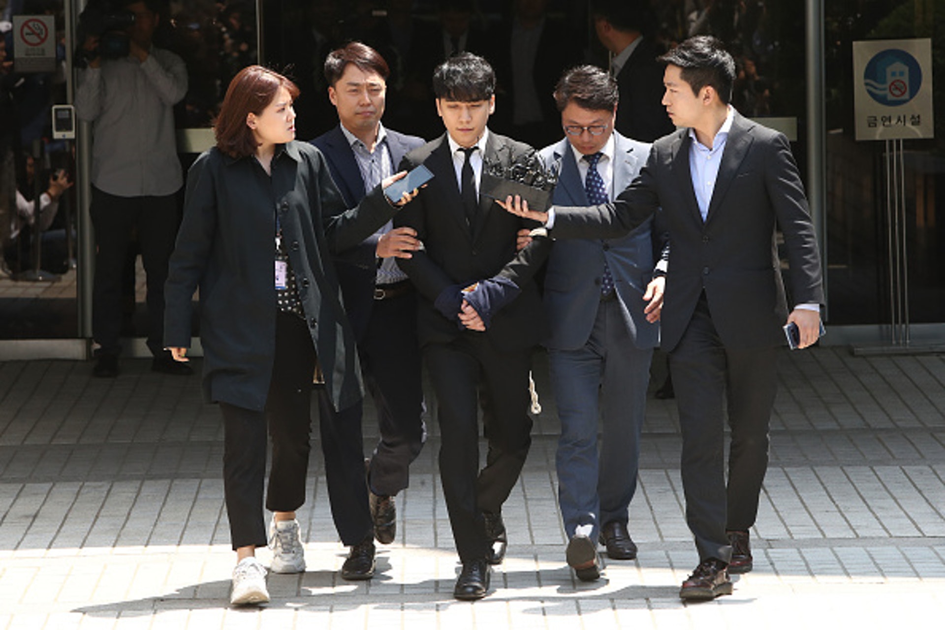 BIGBANG勝利早前上庭的情況(Gettyimages) BIGBANG勝利早前上庭的情況(Gettyimages)