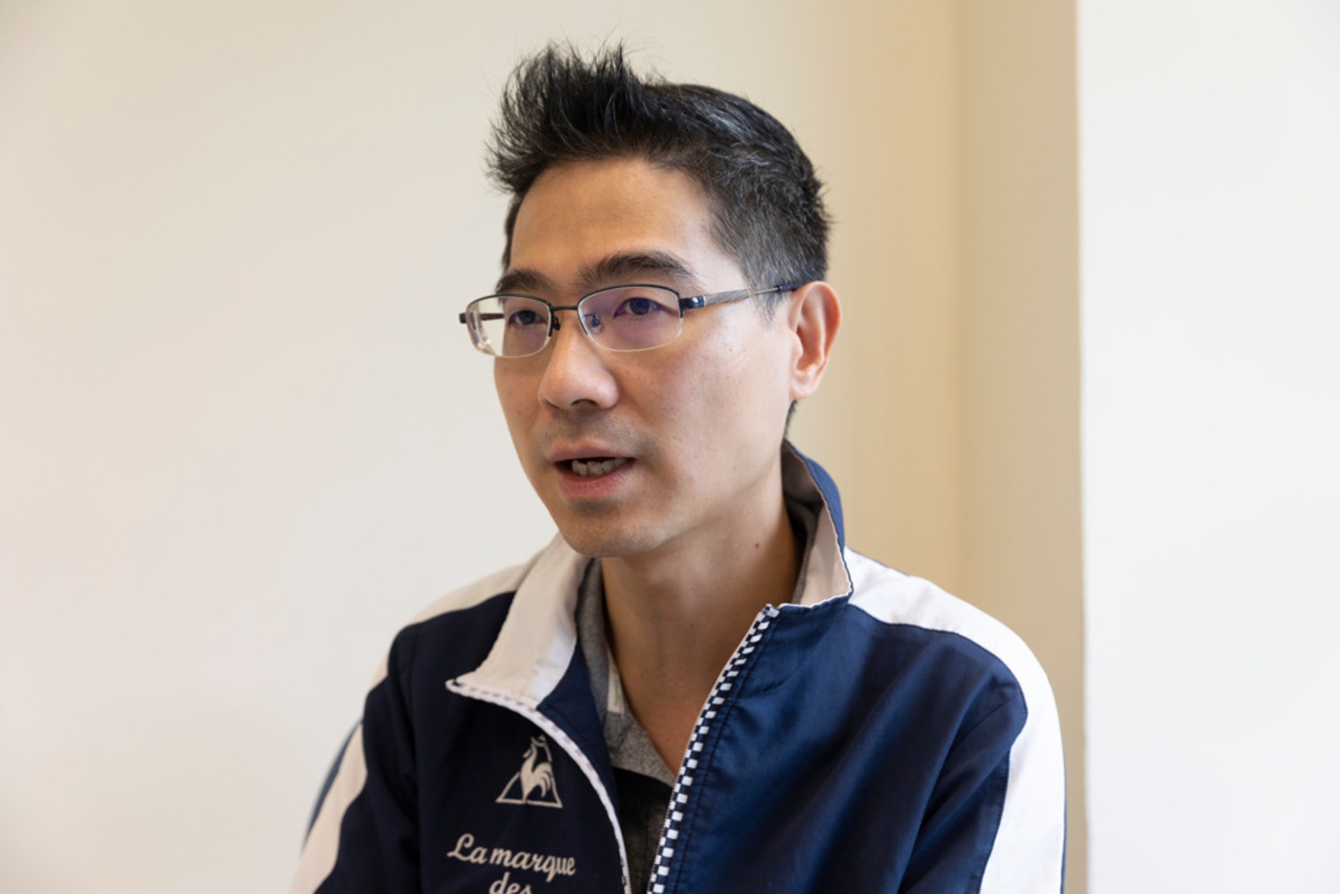 黃健明強調,當新的合作模式出現,政府應該思考如何令法規合乎時宜。(龔嘉盛攝) 黃健明強調,當新的合作模式出現,政府應該思考如何令法規合乎時宜。(龔嘉盛攝)