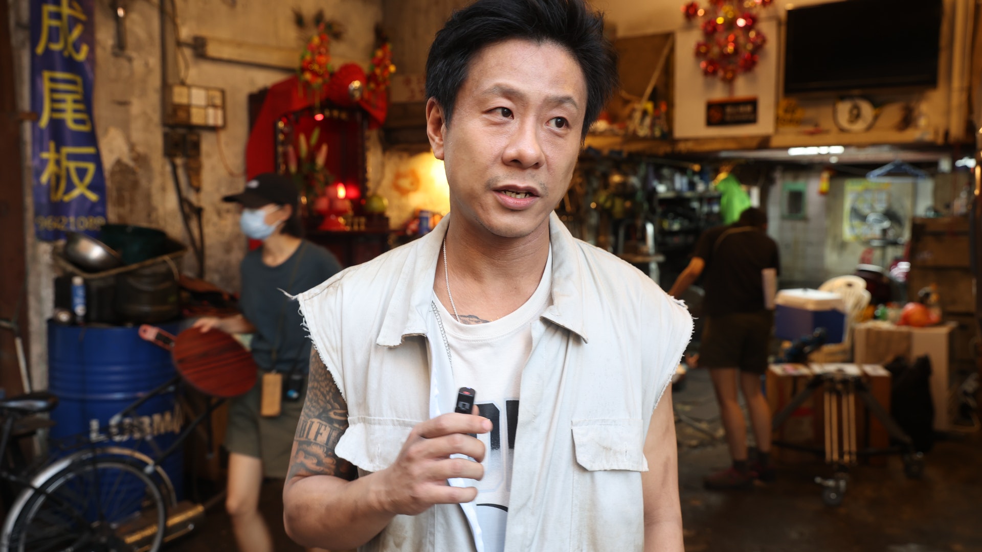 《窄路微塵》朱柏康演車房仔格外有型:根本就唔需要點化妝 《窄路微塵》朱柏康演車房仔格外有型:根本就唔需要點化妝