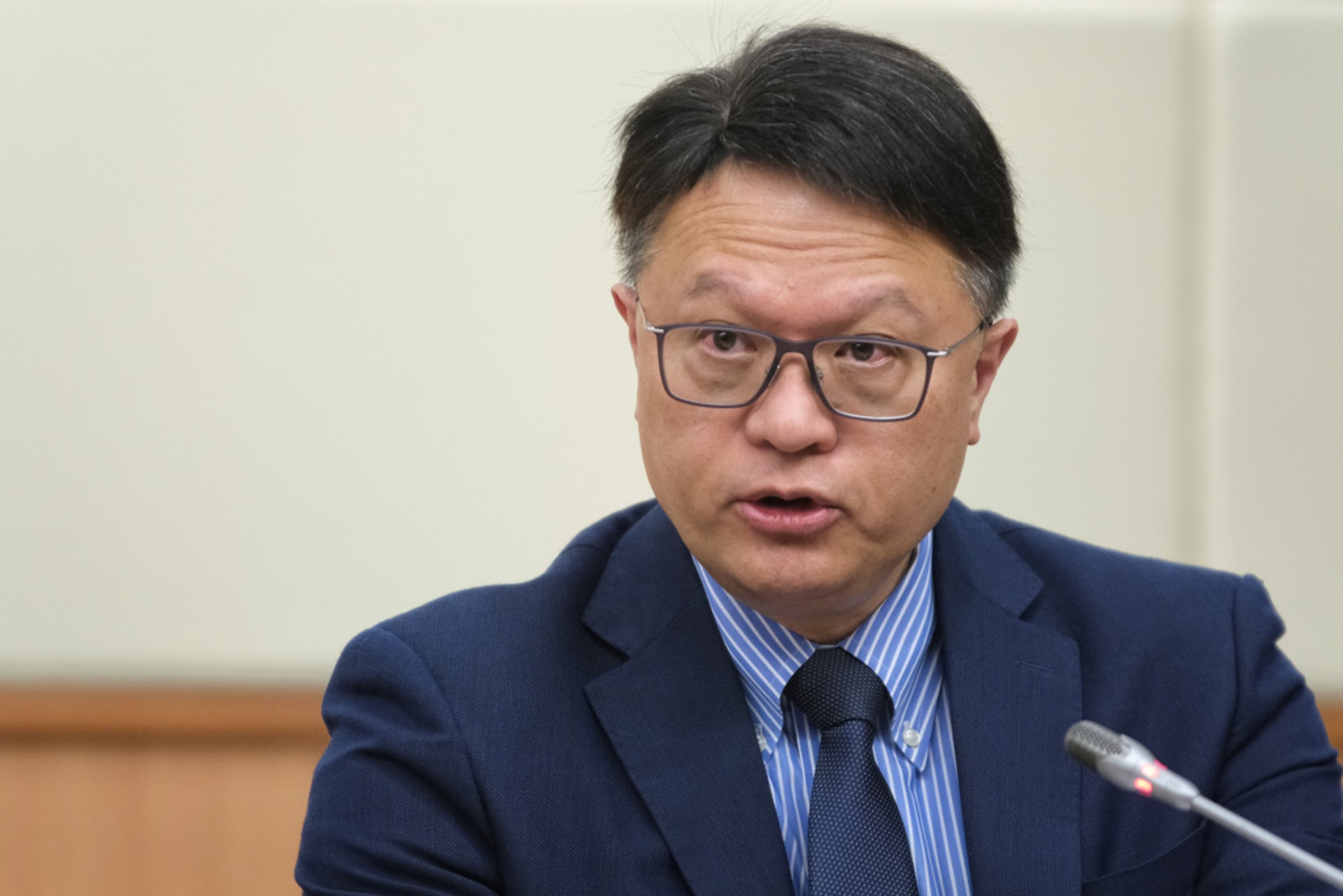 許樹昌估計明年2月可與內地通關。(資料圖片 / 羅君豪攝) 許樹昌估計明年2月可與內地通關。(資料圖片 / 羅君豪攝)