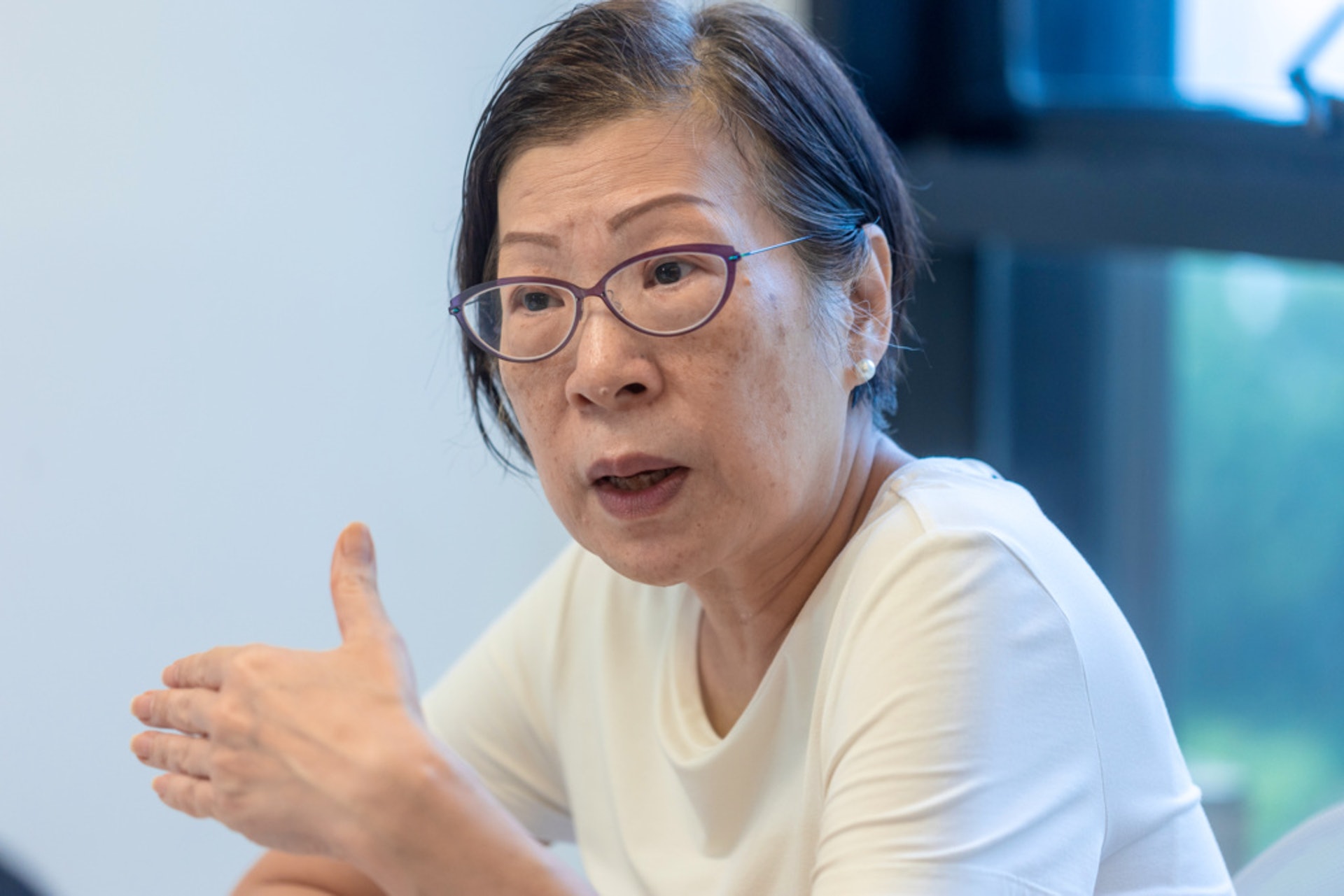 「蛻變計劃」創會主席宋陳寶蓮致力為被捕青少年提供免費心理及法律幫助。(歐嘉樂攝) 「蛻變計劃」創會主席宋陳寶蓮致力為被捕青少年提供免費心理及法律幫助。(歐嘉樂攝)