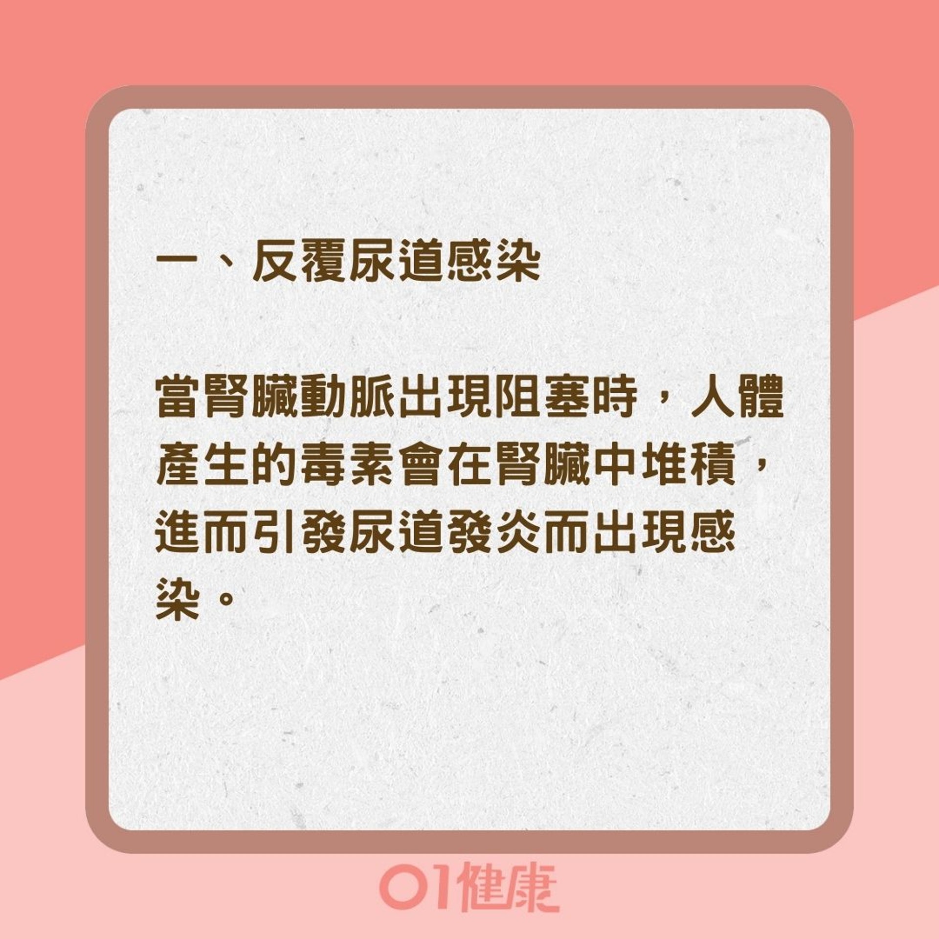 腎動脈阻塞五種症狀(01製圖) 腎動脈阻塞五種症狀(01製圖)
