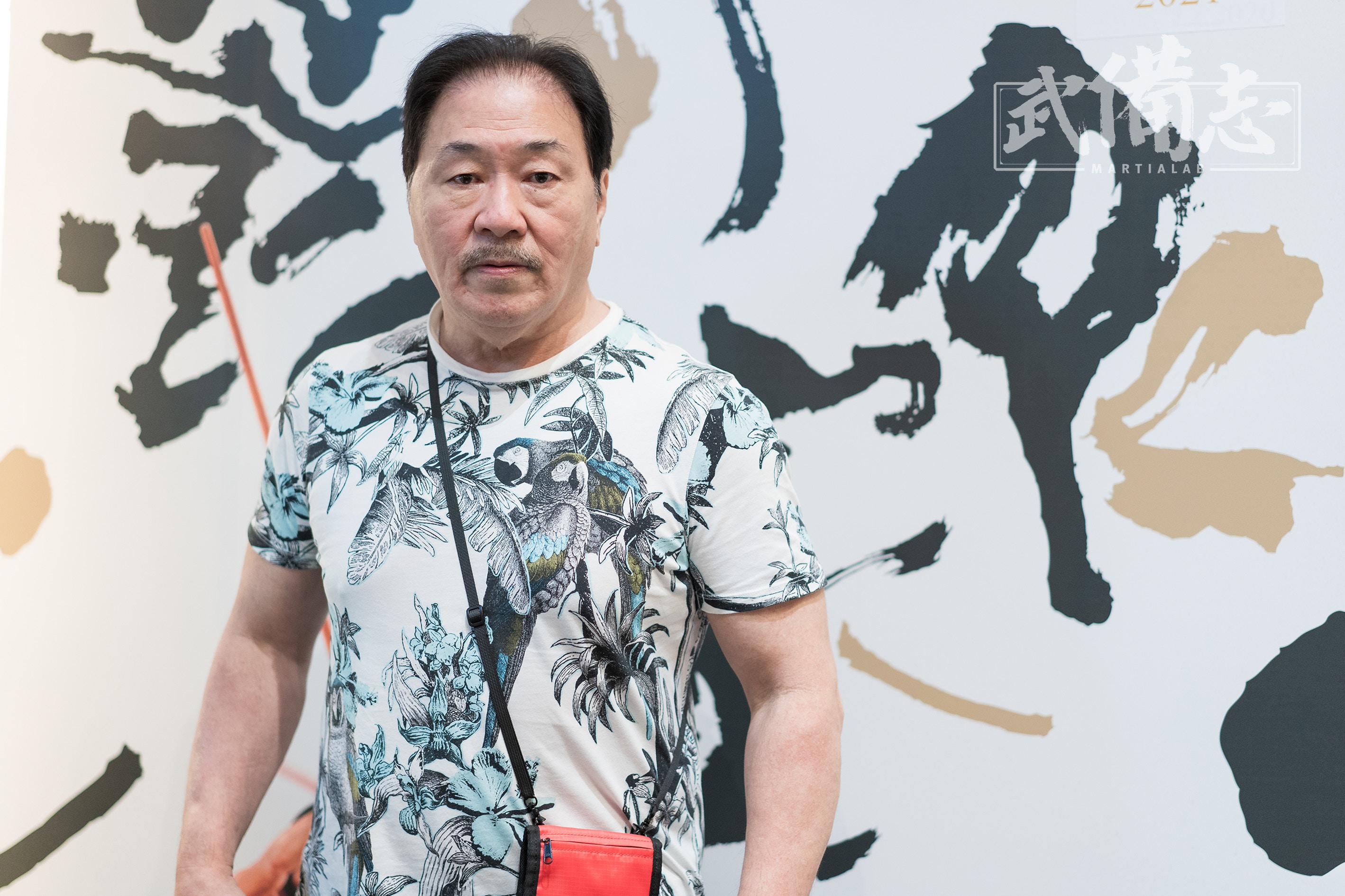 王龍威習多年泰拳及空手道。(賴家俊 攝)