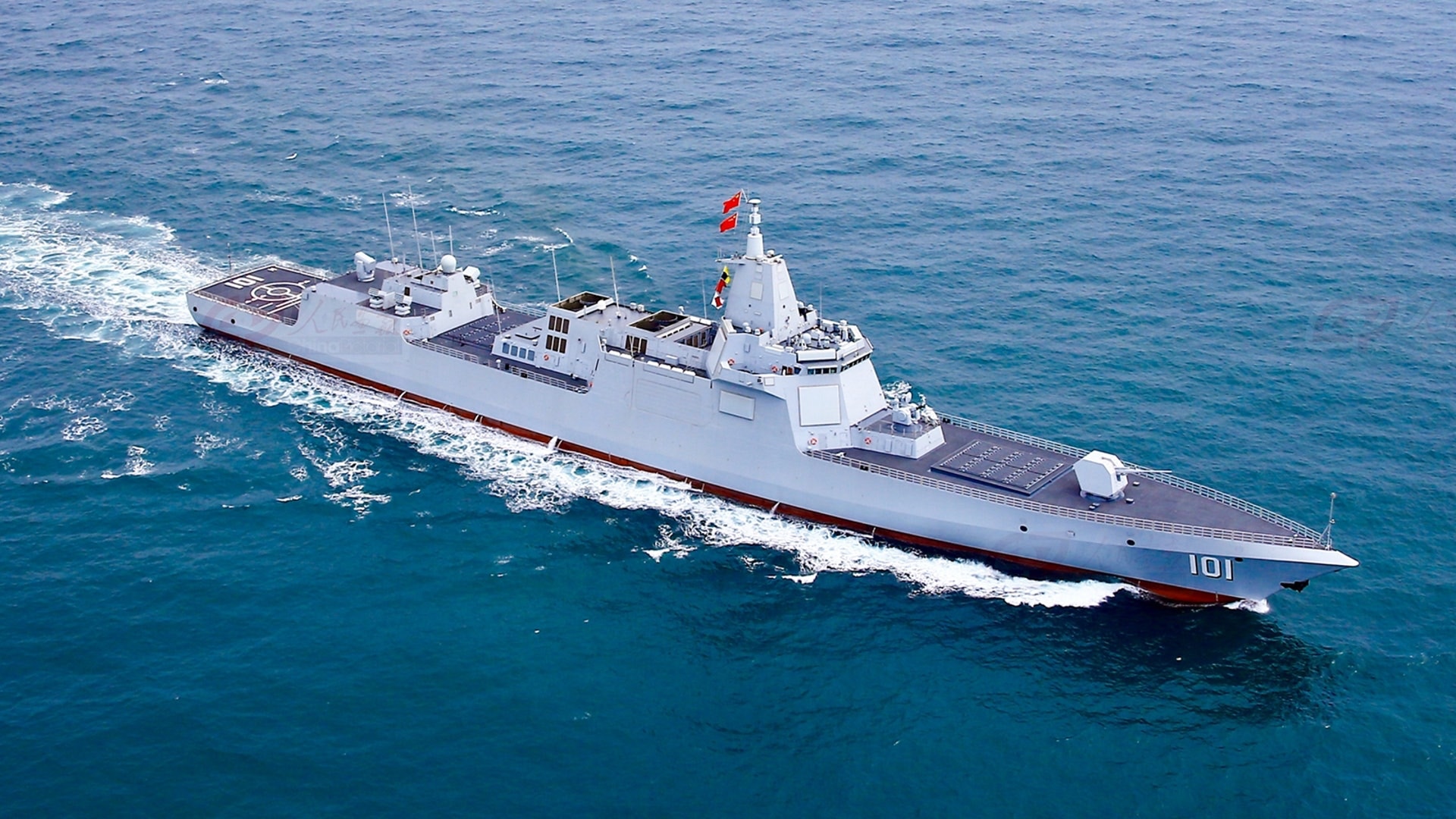 中國 萬噸大驅 南昌艦編隊赴日本海自衛隊出動艦機監視