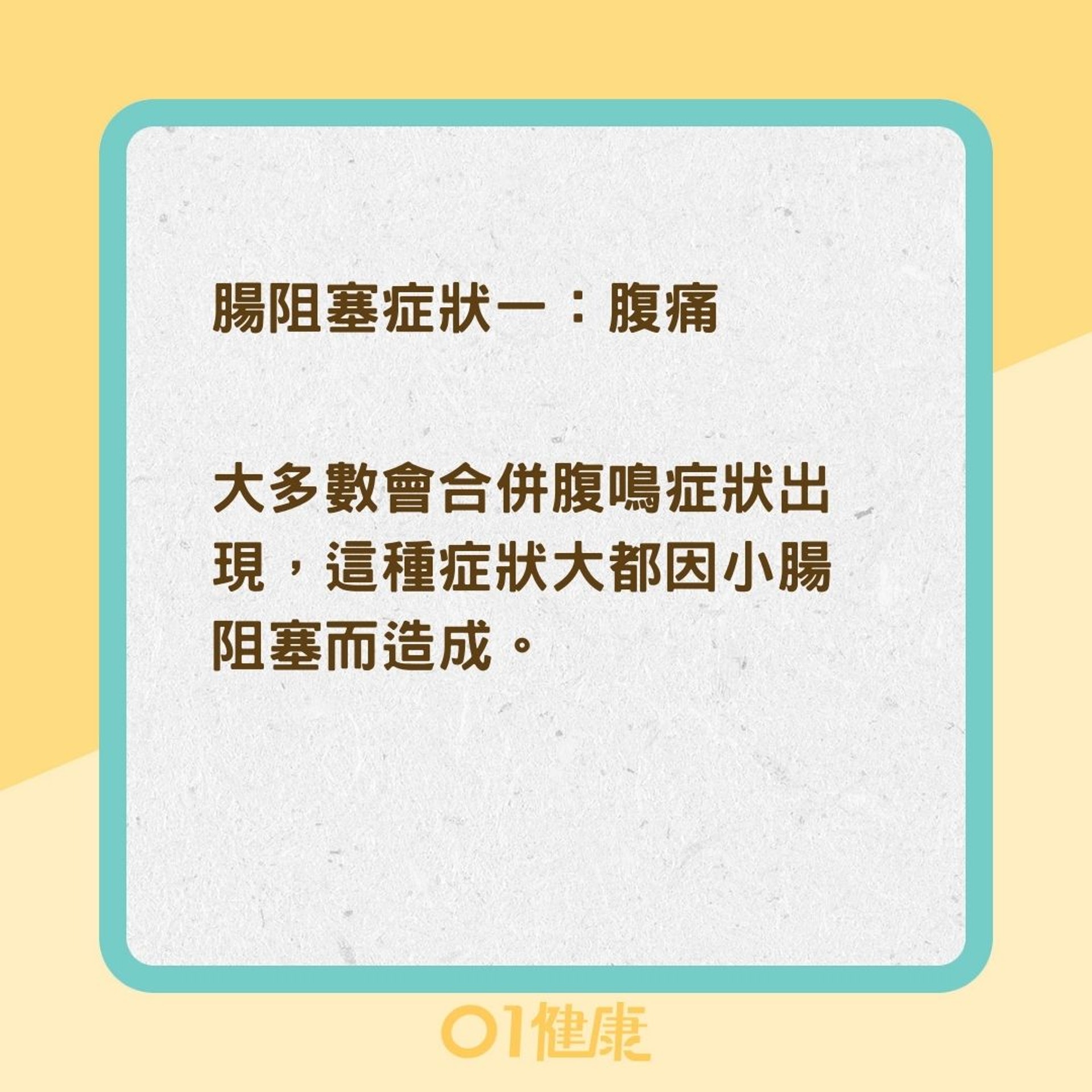 腸阻塞症狀及預防方法(01製圖) 腸阻塞症狀及預防方法(01製圖)