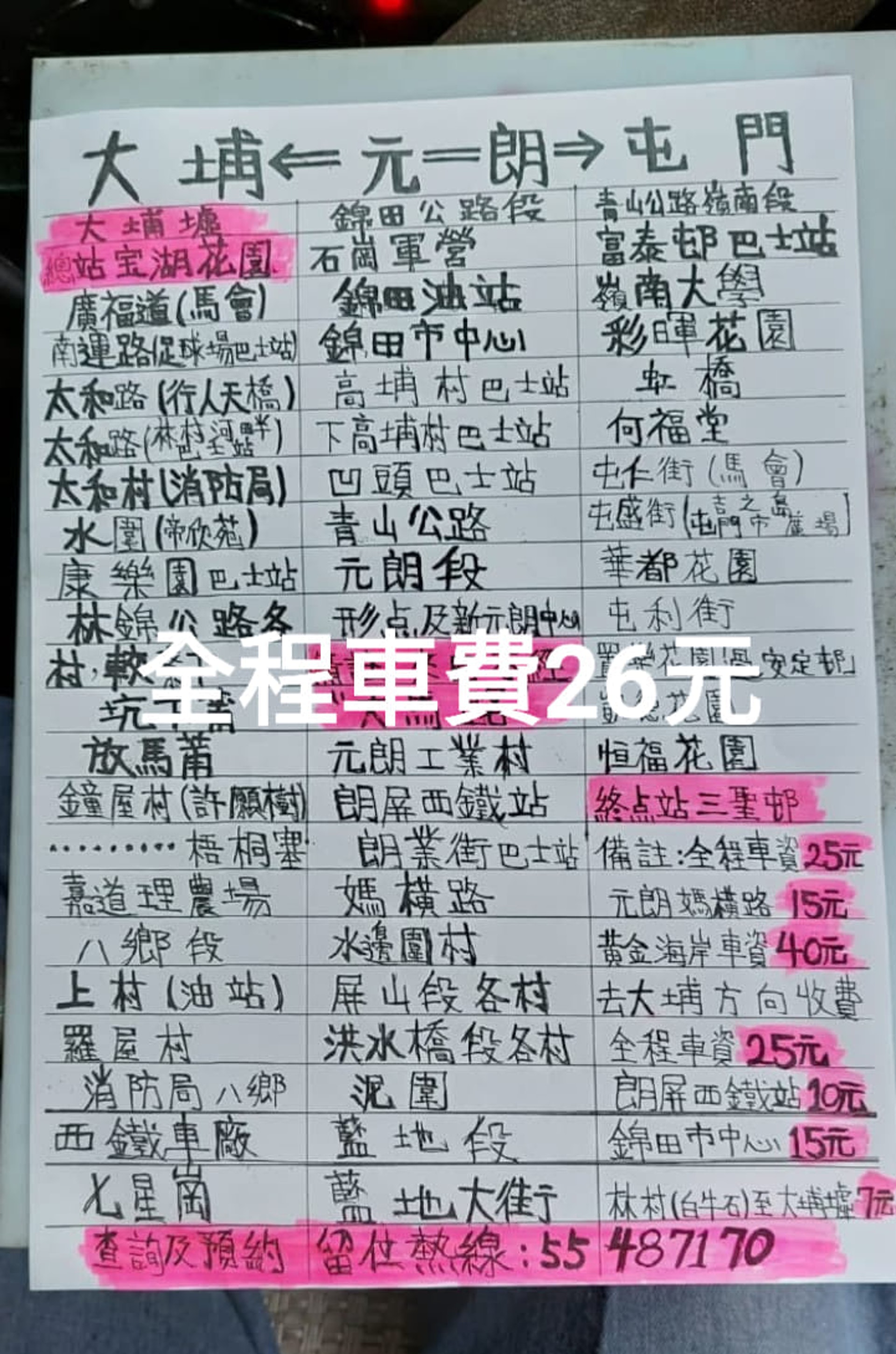 大埔紅Van設新線直達屯門黃金海岸車程達1.5小時網民:不吸引 大埔紅Van設新線直達屯門黃金海岸車程達1.5小時網民:不吸引
