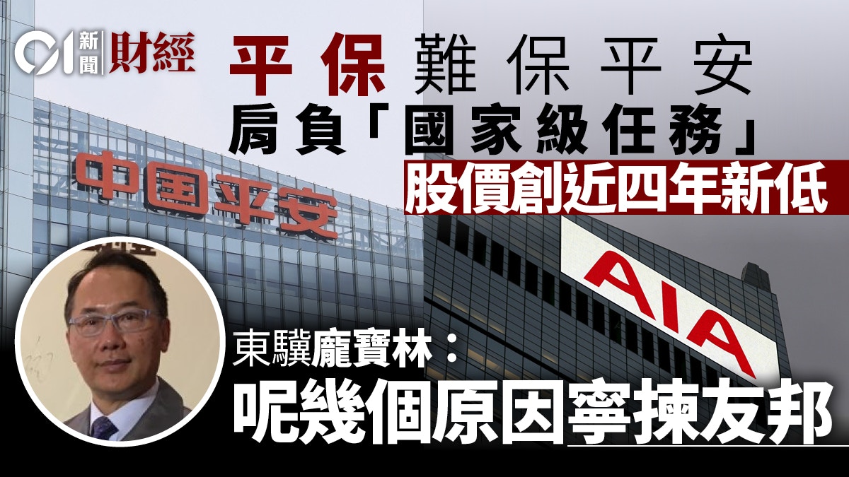 平保房地產投資傳被調查累股價曾穿60元專家﹕保險股寧選友邦