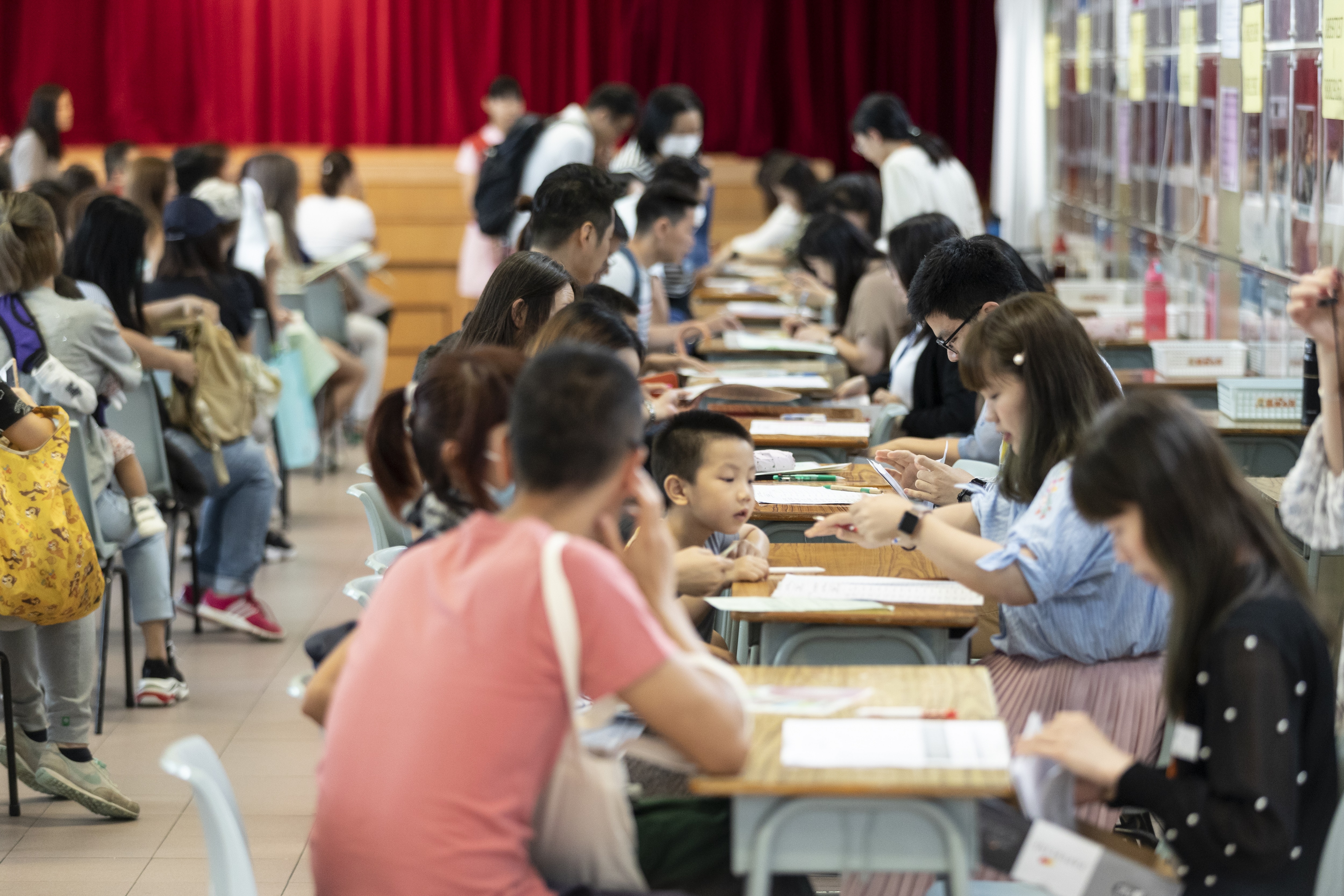 「小一入學申請表」於今日（2日）起派發。（資料圖片）