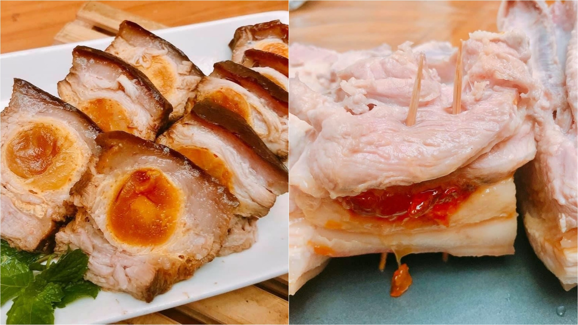 太陽燒肉食譜|豬五花肉加鹹蛋黃賣相味道俱佳!用牙簽變出戲法 太陽燒肉食譜|豬五花肉加鹹蛋黃賣相味道俱佳!用牙簽變出戲法