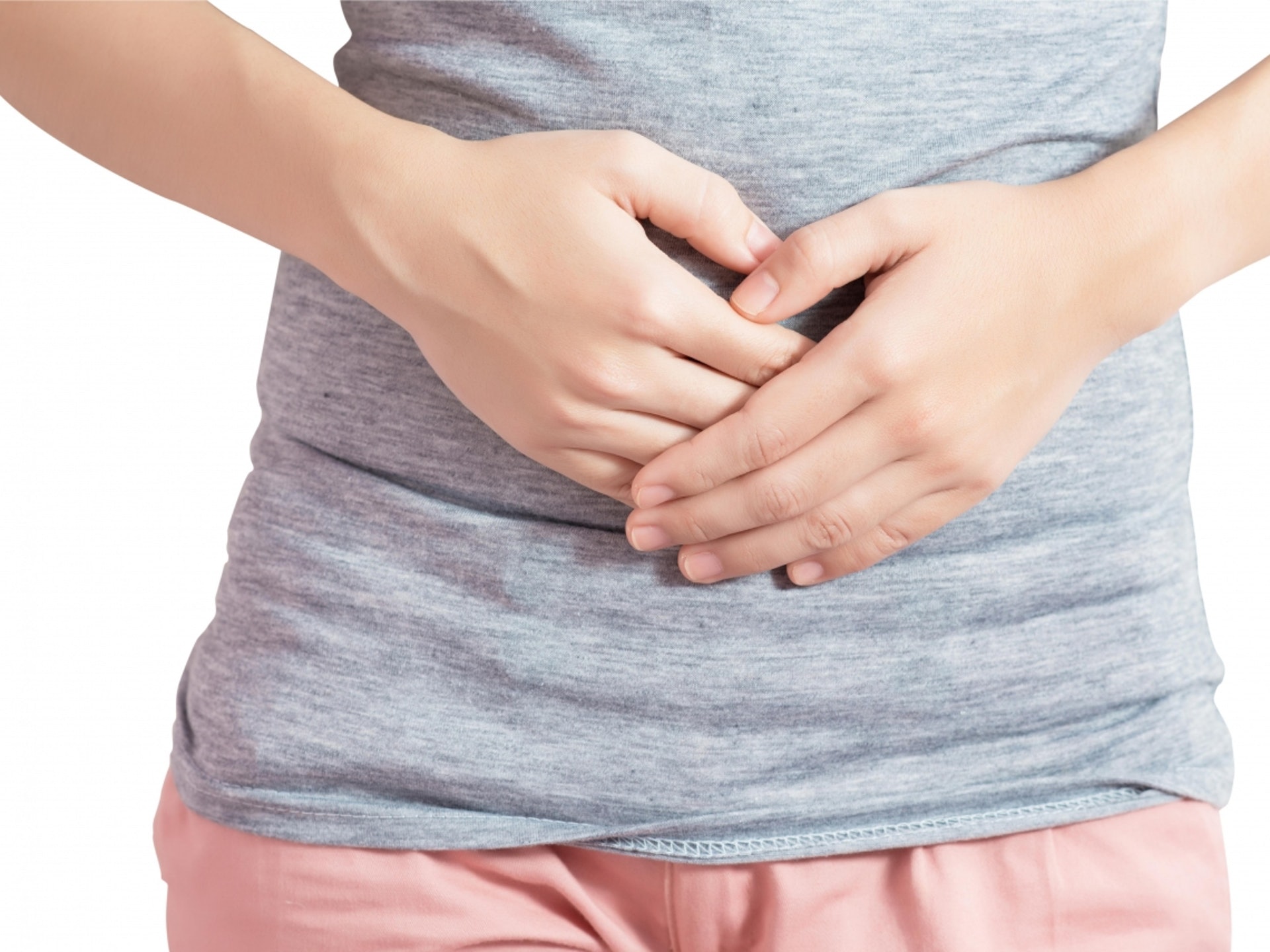 膽結石引發的上腹絞痛容易與胃痛混淆。（圖片：Shutterstock）