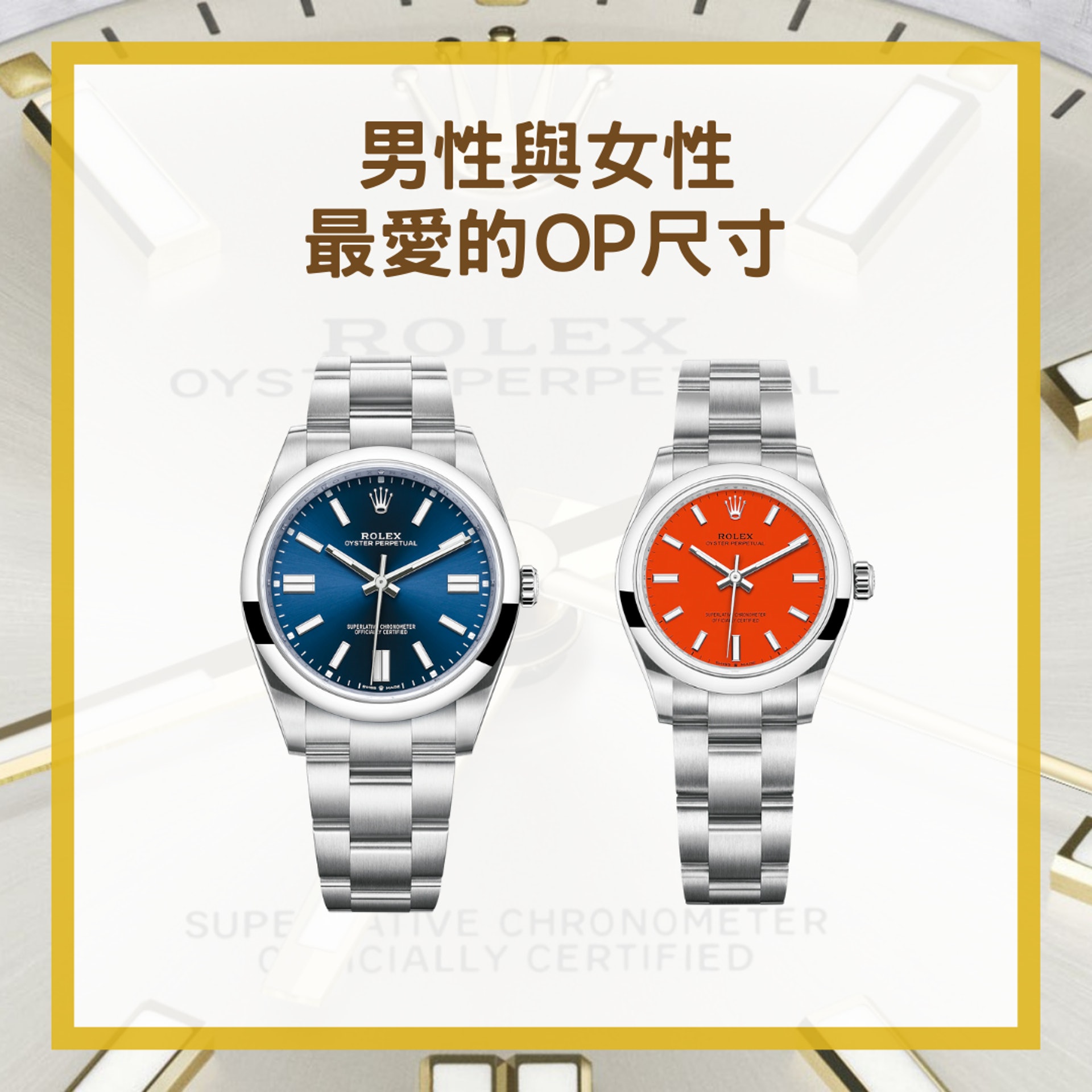 Rolex彩色錶款 Oyster Perpetual 5大必知重點(ROLEX官網/01製圖) Rolex彩色錶款 Oyster Perpetual 5大必知重點(ROLEX官網/01製圖)
