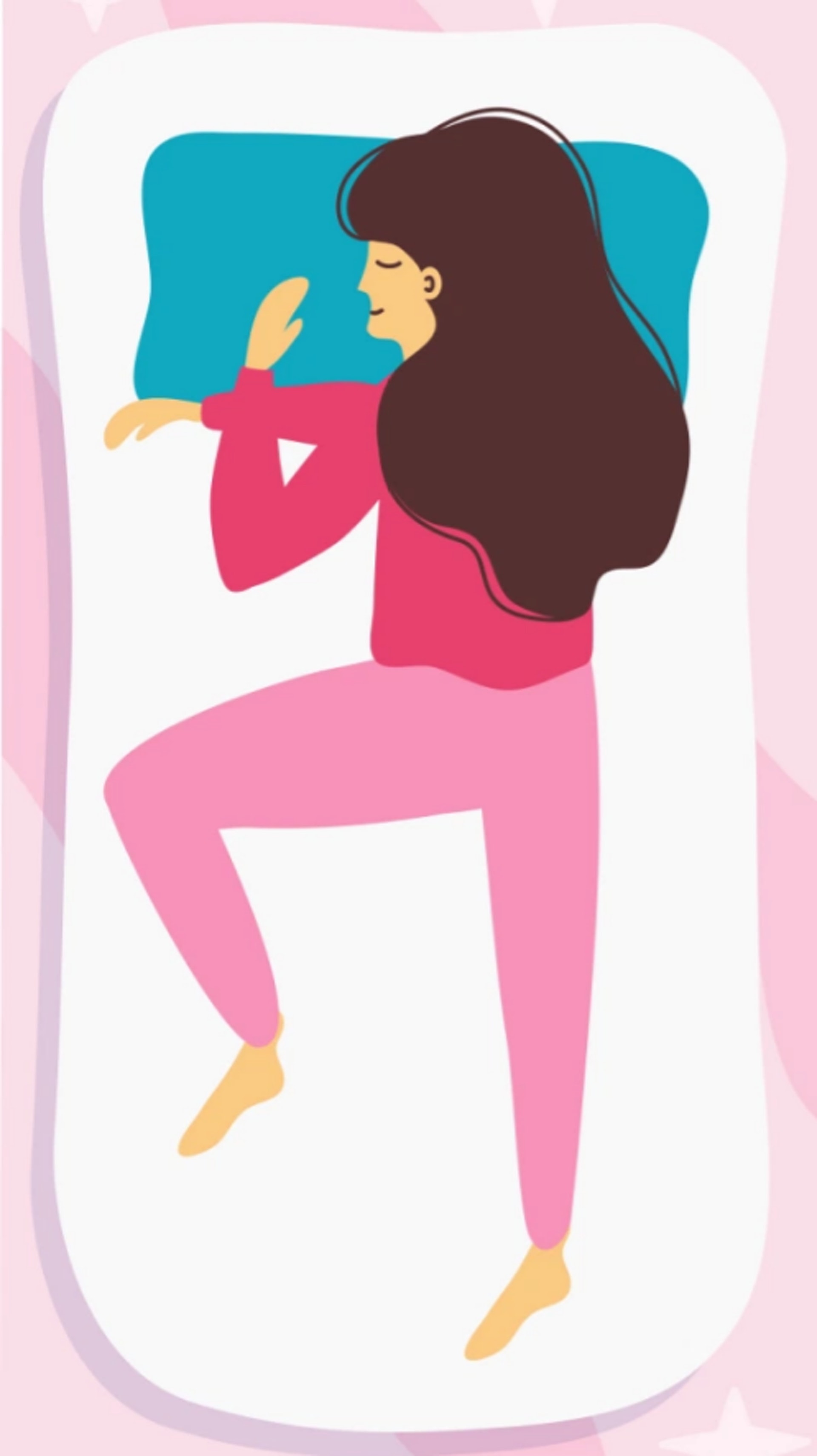 「雙臂伸向前的側睡姿」會將胸部拉到身體的某一側,乳房會向下垂到床墊方向,瑪格指出:「胸部很大的人最好戴上睡眠胸罩以獲得額外的支撐,這樣就不容易出現皺紋或胸部下垂。」(The Sun) 「雙臂伸向前的側睡姿」會將胸部拉到身體的某一側,乳房會向下垂到床墊方向,瑪格指出:「胸部很大的人最好戴上睡眠胸罩以獲得額外的支撐,這樣就不容易出現皺紋或胸部下垂。」(The Sun)