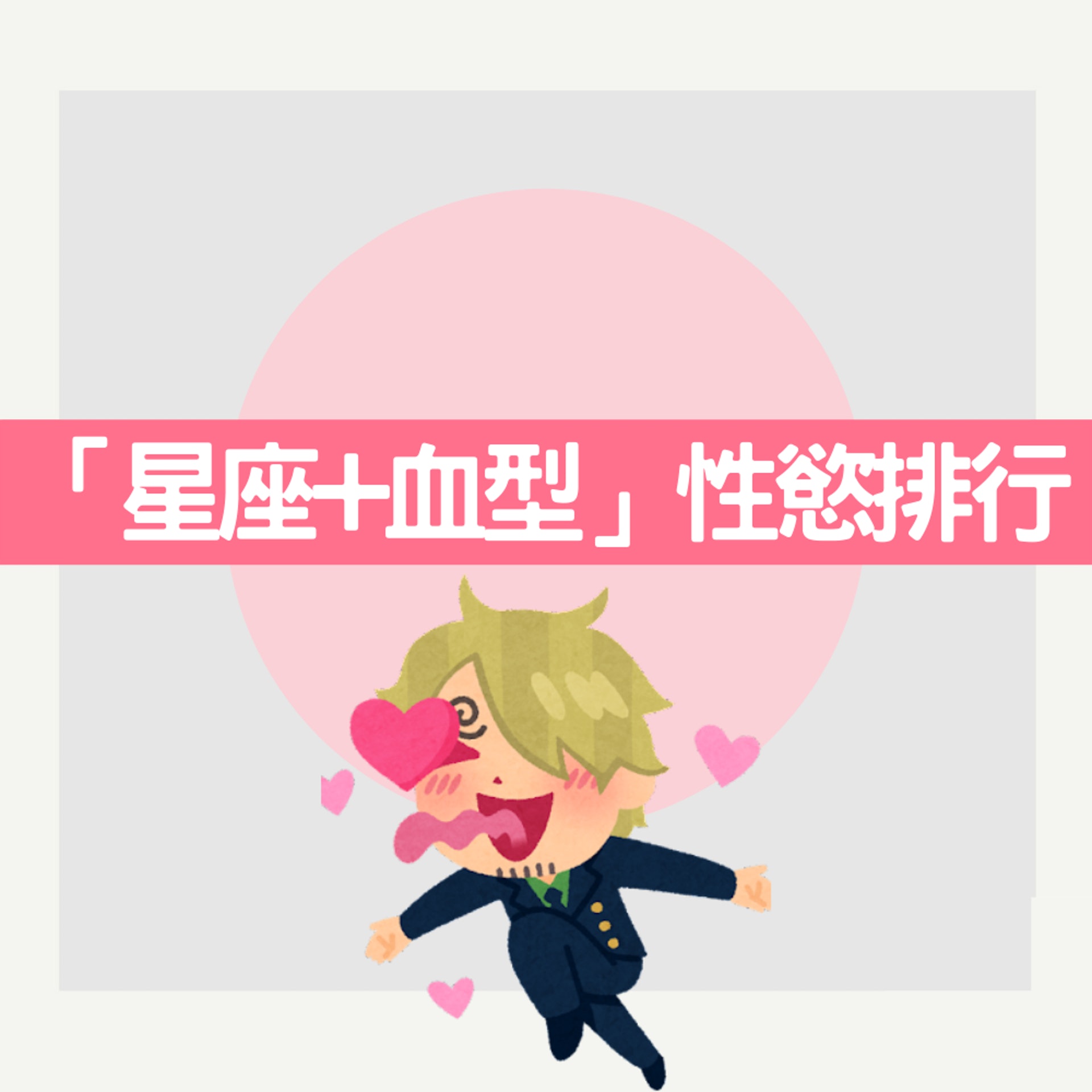 「星座+血型」性慾最強排行榜(01製圖) 「星座+血型」性慾最強排行榜(01製圖)