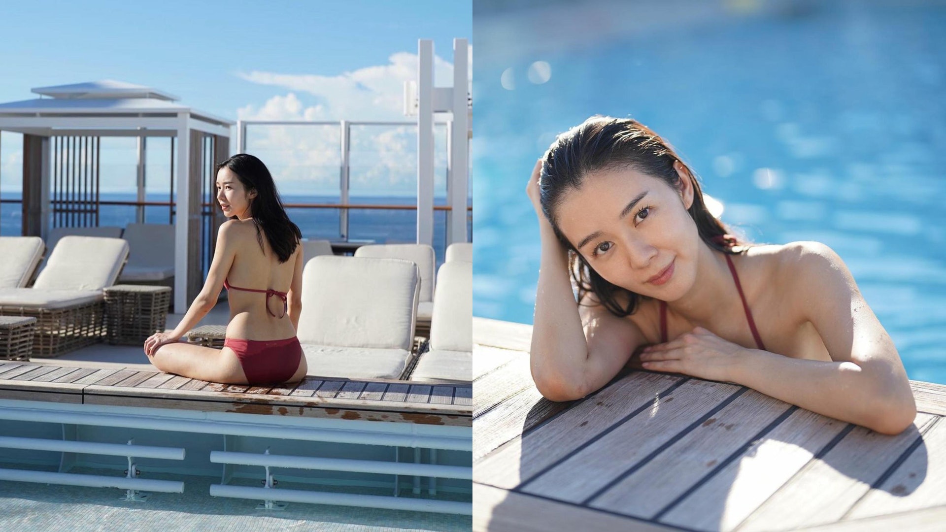 多圖︱麥明詩「Seacation」開心曬水着 大騷白滑美背身形Fit爆 多圖︱麥明詩「Seacation」開心曬水着 大騷白滑美背身形Fit爆