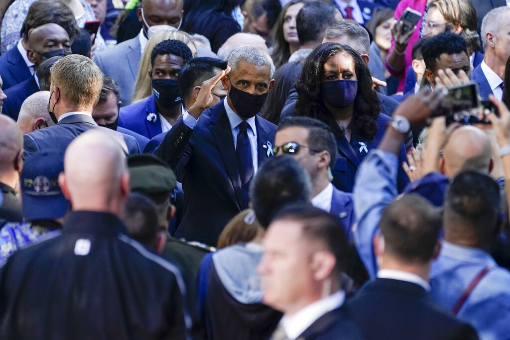 9 11恐襲廿周年 紐約舉行悼念活動拜登奧巴馬等人出席