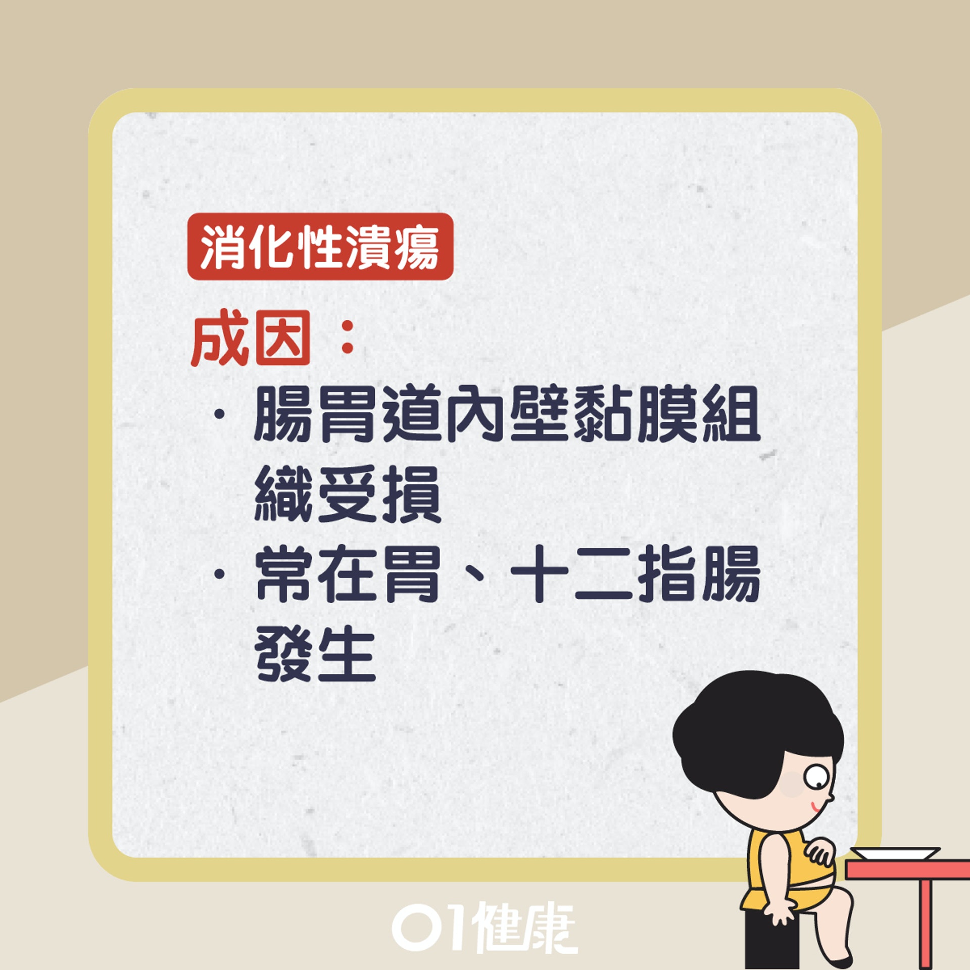 胃痛知多啲。(01製圖) 胃痛知多啲。(01製圖)