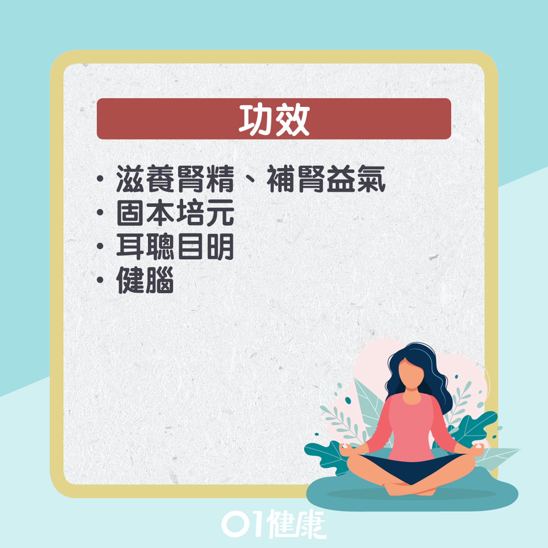 叩齒咽津補腎法。(01製圖) 叩齒咽津補腎法。(01製圖)