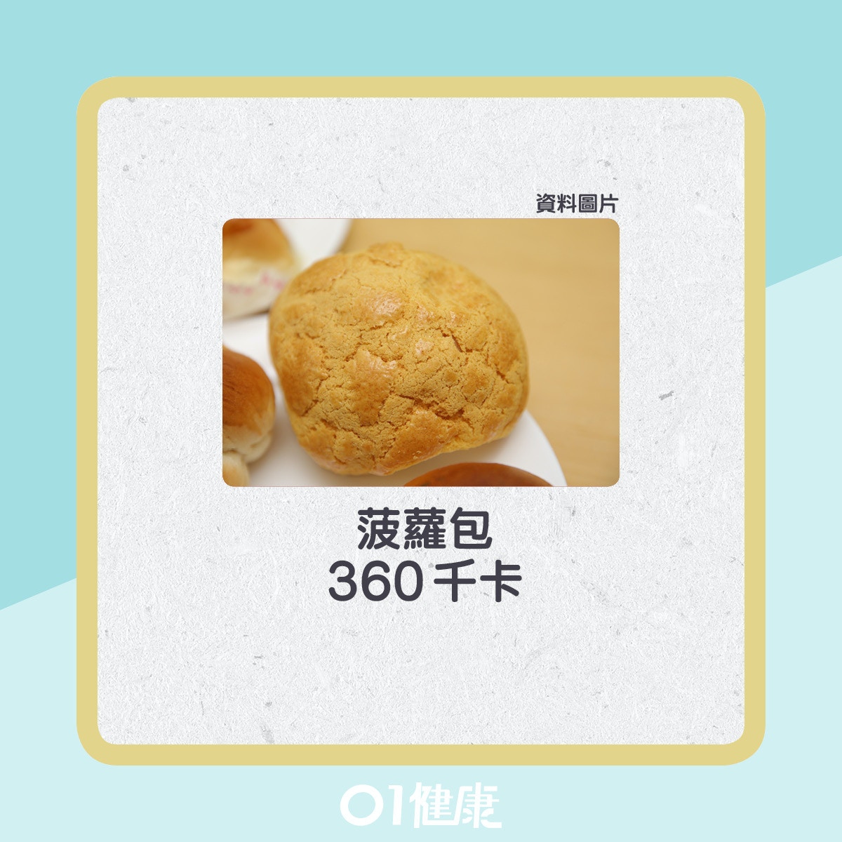 港式麵包熱量檢測。(01製圖)