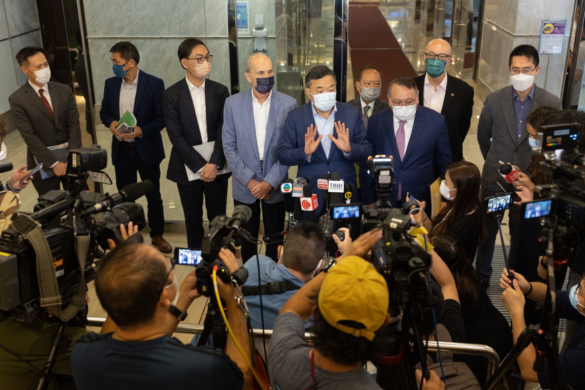 香港地產建設商會今年9月開會,討論中央關注香港房屋問題傳聞。(資料圖片/廖雁雄攝) 香港地產建設商會今年9月開會,討論中央關注香港房屋問題傳聞。(資料圖片/廖雁雄攝)