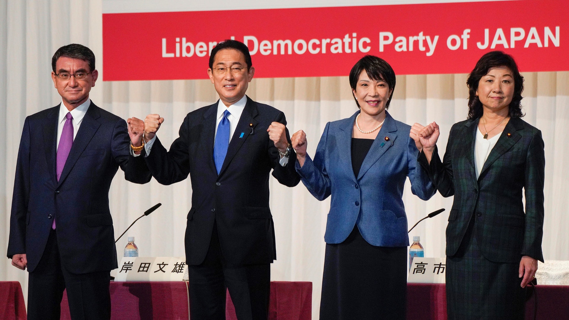 自民黨總裁選舉|河野料獲最多票但無法過半數 需進第二輪投票 自民黨總裁選舉|河野料獲最多票但無法過半數 需進第二輪投票