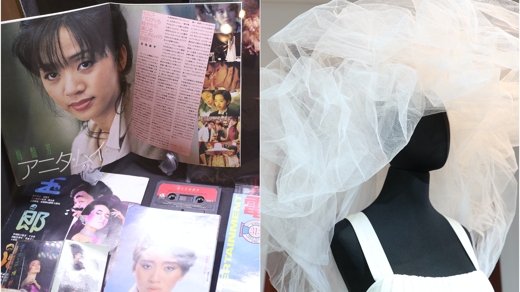 梅艷芳|展出最後婚紗等3套舞台服 粉絲提供37年來珍藏 梅艷芳|展出最後婚紗等3套舞台服 粉絲提供37年來珍藏