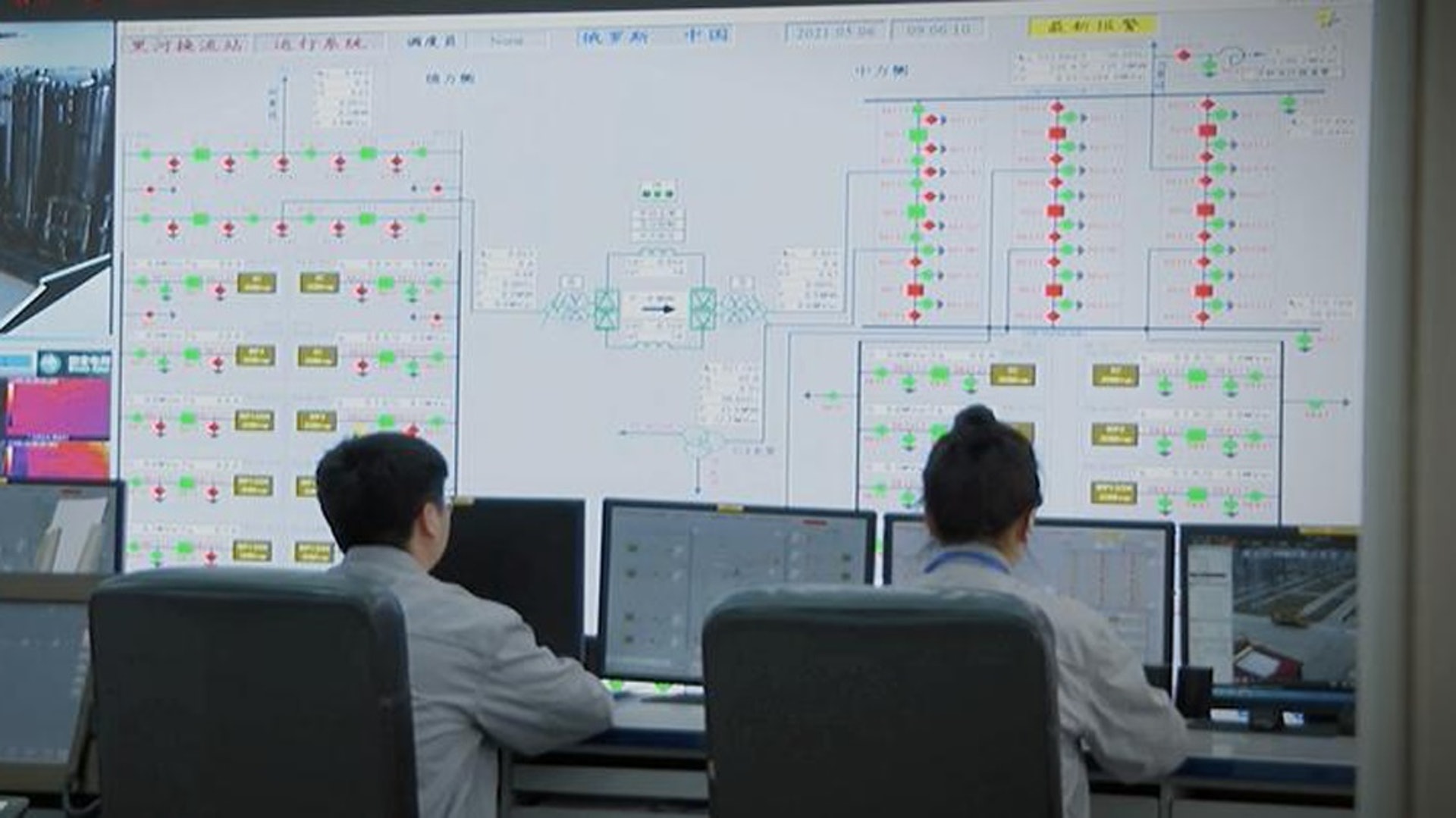 黑河500千伏換流站滿負荷(750MW)運行時長,將從每天5個小時增至16個小時。(央視新聞) 黑河500千伏換流站滿負荷(750MW)運行時長,將從每天5個小時增至16個小時。(央視新聞)