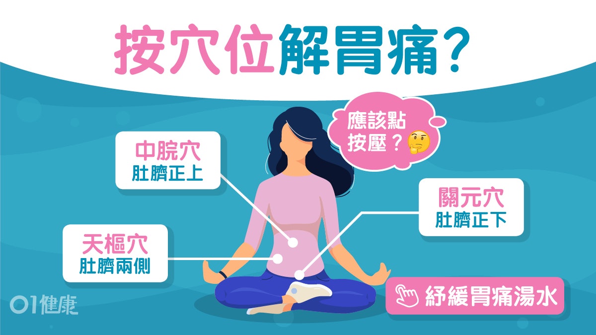 護胃穴位|成日胃酸倒流胃脹影響生活?常按4穴道助解胃痛消脹氣 護胃穴位|成日胃酸倒流胃脹影響生活?常按4穴道助解胃痛消脹氣