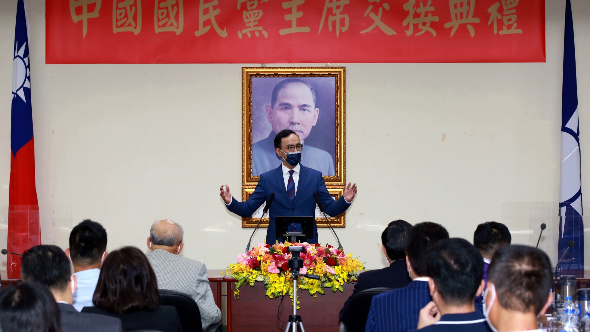 自稱「孫中山信徒」 朱立倫就任國民黨主席推「黨員回娘家」計劃 自稱「孫中山信徒」 朱立倫就任國民黨主席推「黨員回娘家」計劃