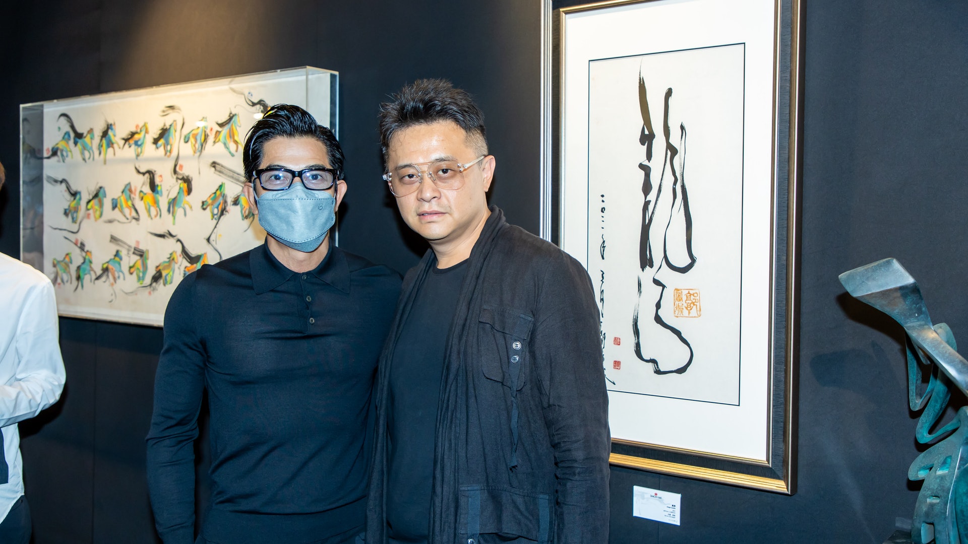 郭富城型格登場畫展 與藝術家Simon打造「龍馬」畫作 郭富城型格登場畫展 與藝術家Simon打造「龍馬」畫作