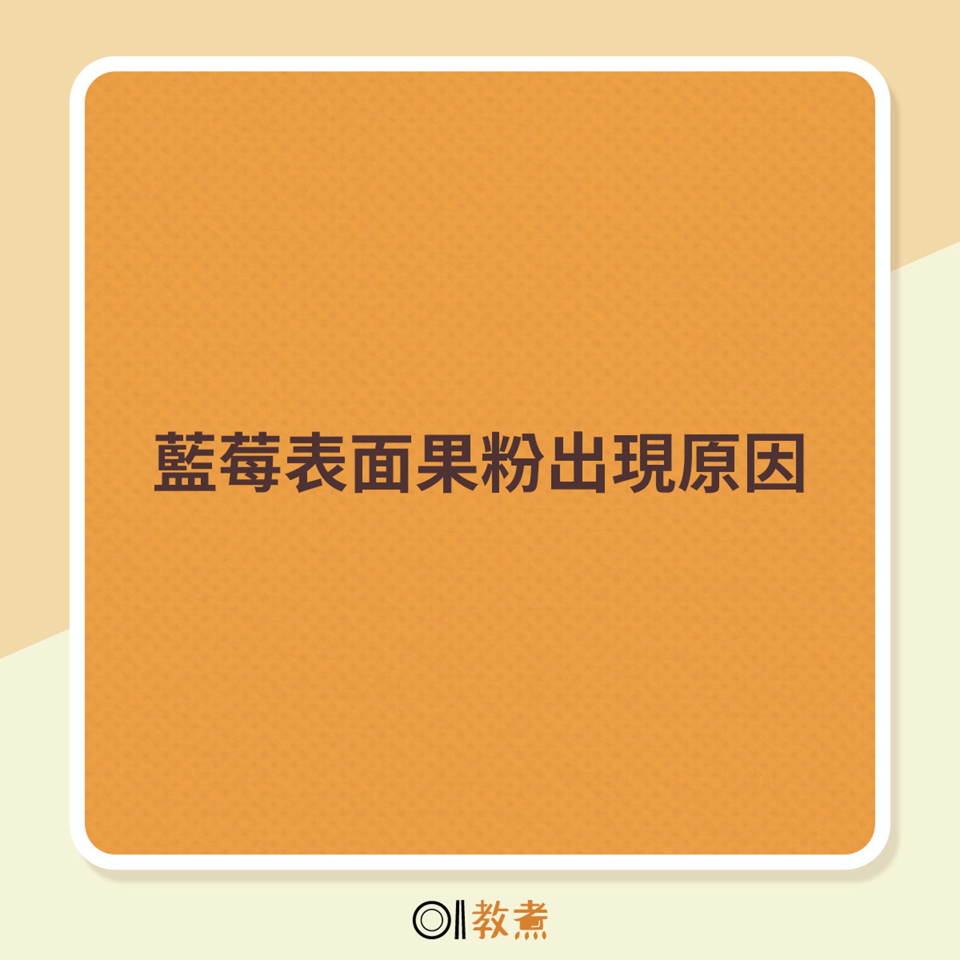 藍莓表面果粉出現的原因 藍莓表面果粉出現的原因