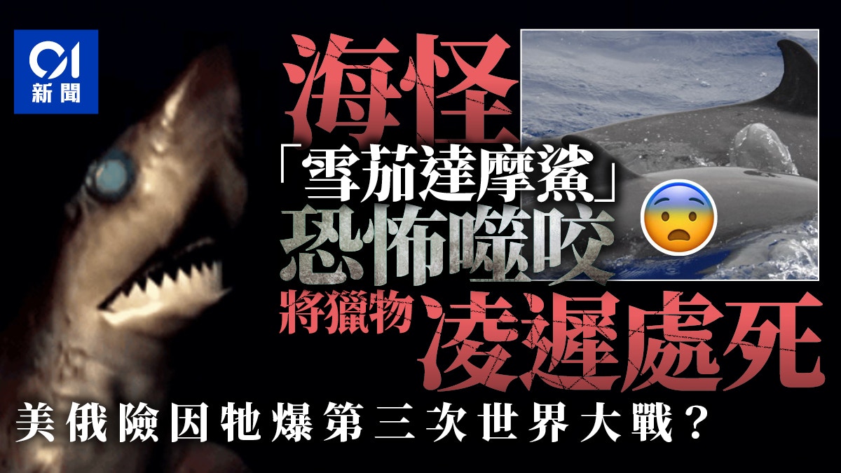 真正的海怪 雪茄達摩鯊 噬咬方式極恐怖美俄幾乎因牠開戰