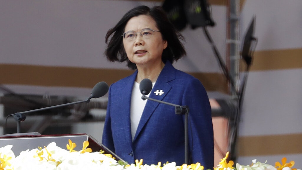 蔡英文雙十演說提這「四個堅持」 環時:欺騙國際 態度空前囂張 蔡英文雙十演說提這「四個堅持」 環時:欺騙國際 態度空前囂張
