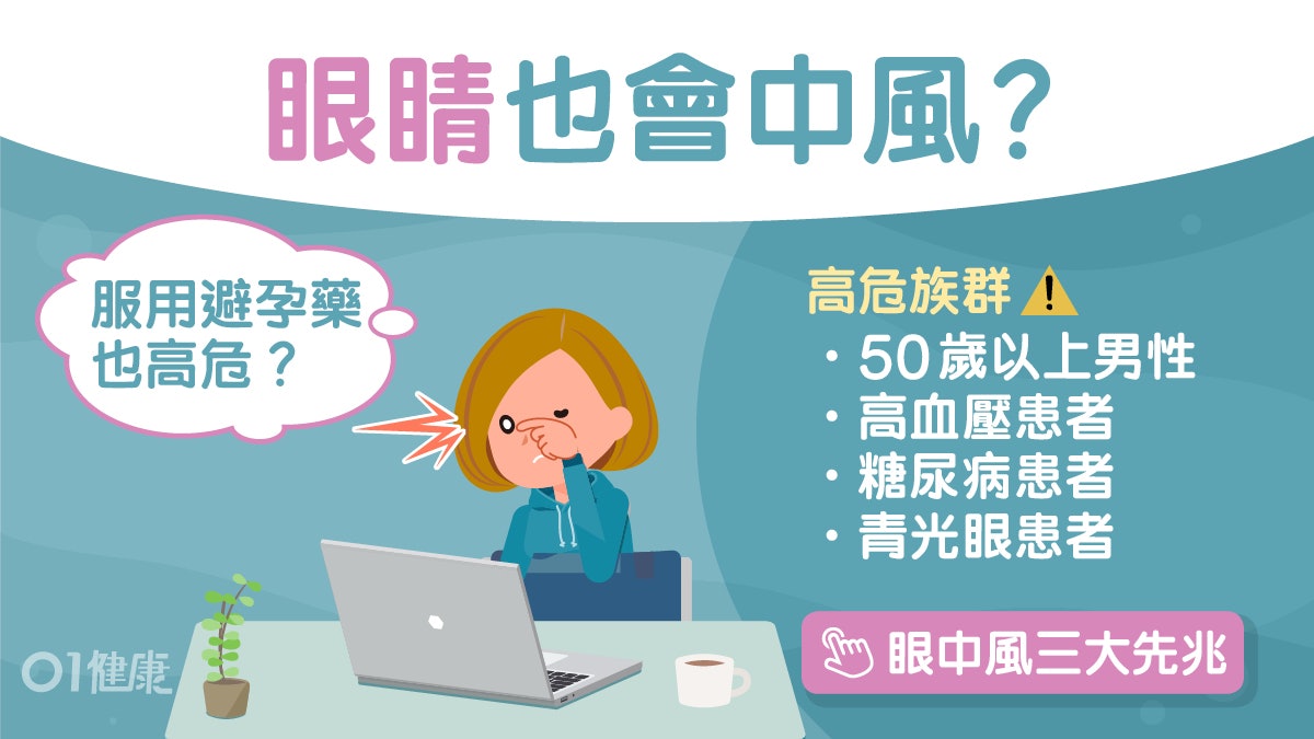 眼中風|視網膜靜脈阻塞致眼內缺血 高血壓糖尿病中年男性須注意 眼中風|視網膜靜脈阻塞致眼內缺血 高血壓糖尿病中年男性須注意
