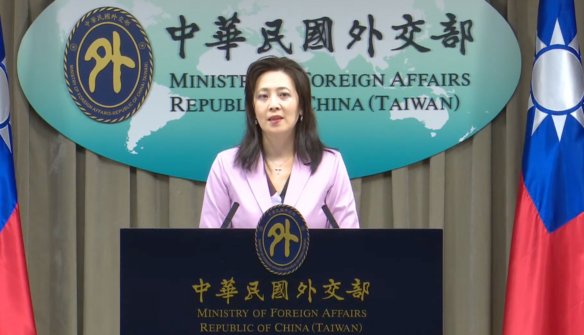台灣外交部發言人歐江安10月12日表示,台日是彼此重要朋友和相互依賴夥伴。 (截自YouTube@中華民國外交部) 台灣外交部發言人歐江安10月12日表示,台日是彼此重要朋友和相互依賴夥伴。 (截自YouTube@中華民國外交部)