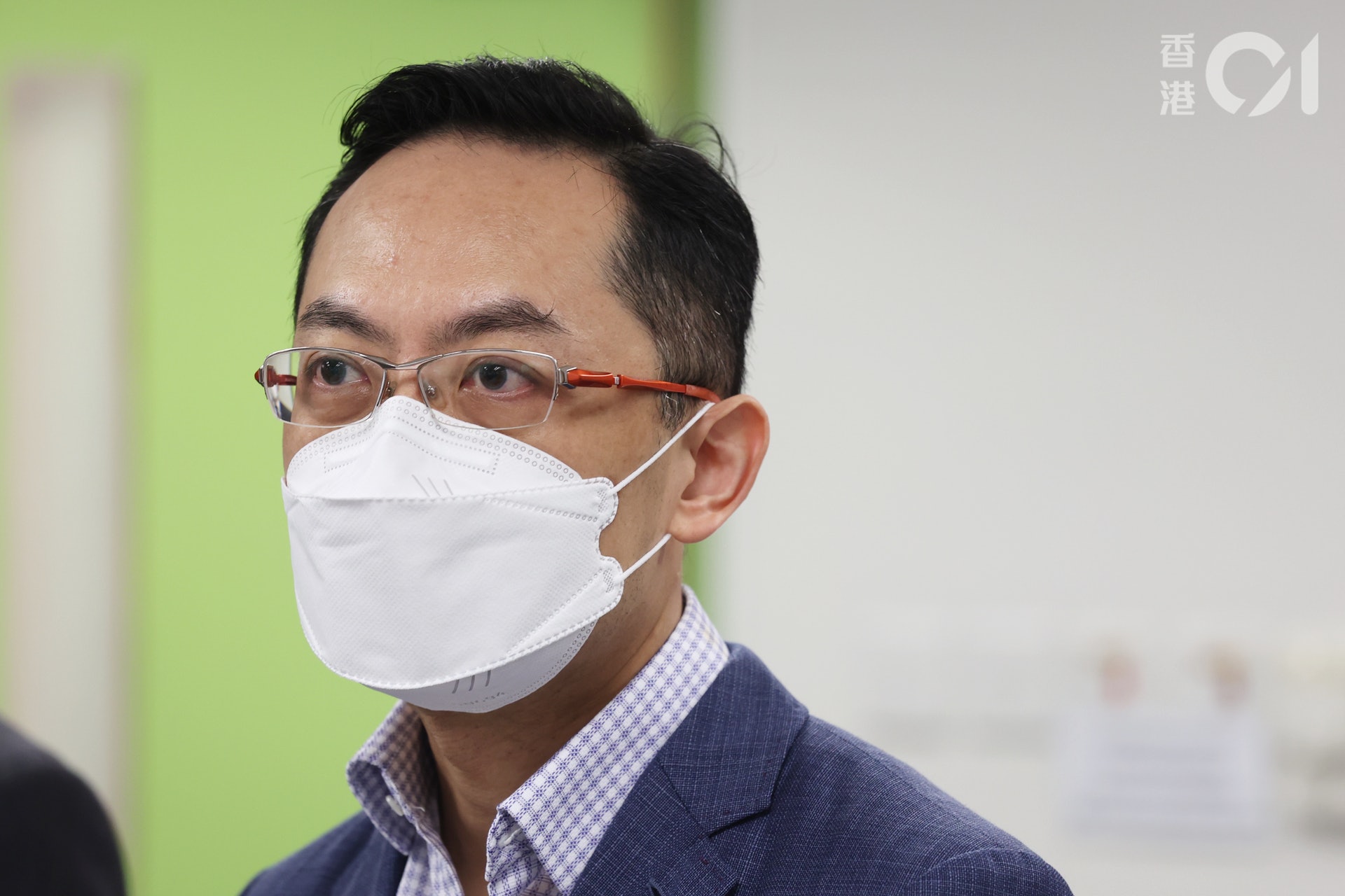 林文健表示,政府去年為市民接種逾130萬劑流感疫苗。(李澤彤攝) 林文健表示,政府去年為市民接種逾130萬劑流感疫苗。(李澤彤攝)