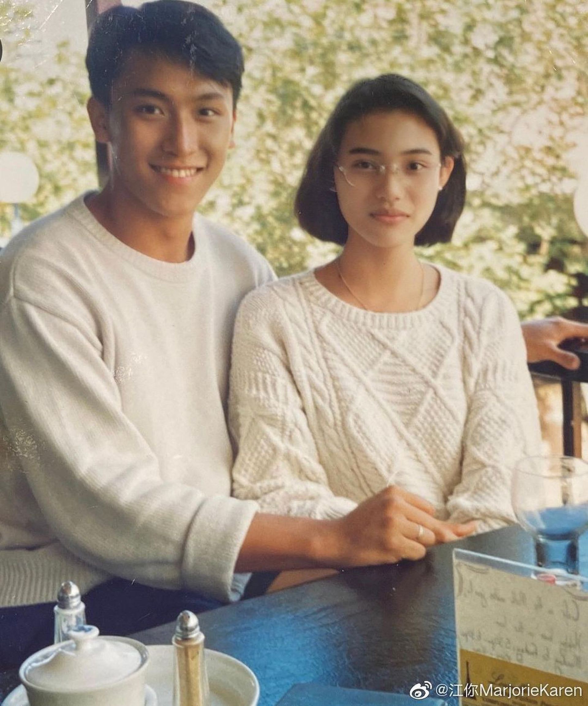 馬德鐘與太太張筱蘭已結婚28年。（微博圖片）