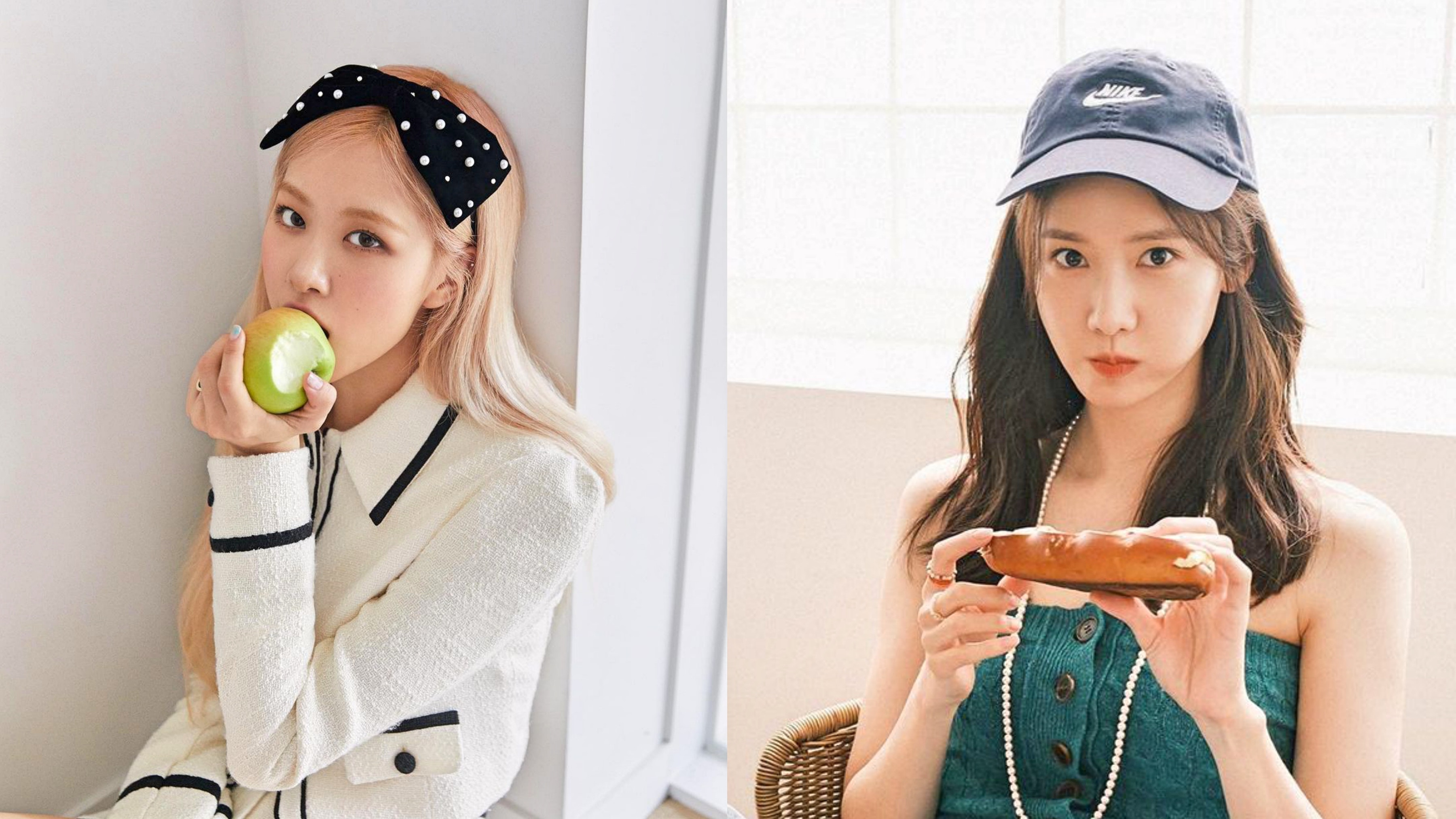 第12位水瓶座（左，ig@roses_are_rosie）第5位雙子座（右，ig@yoona__lim）