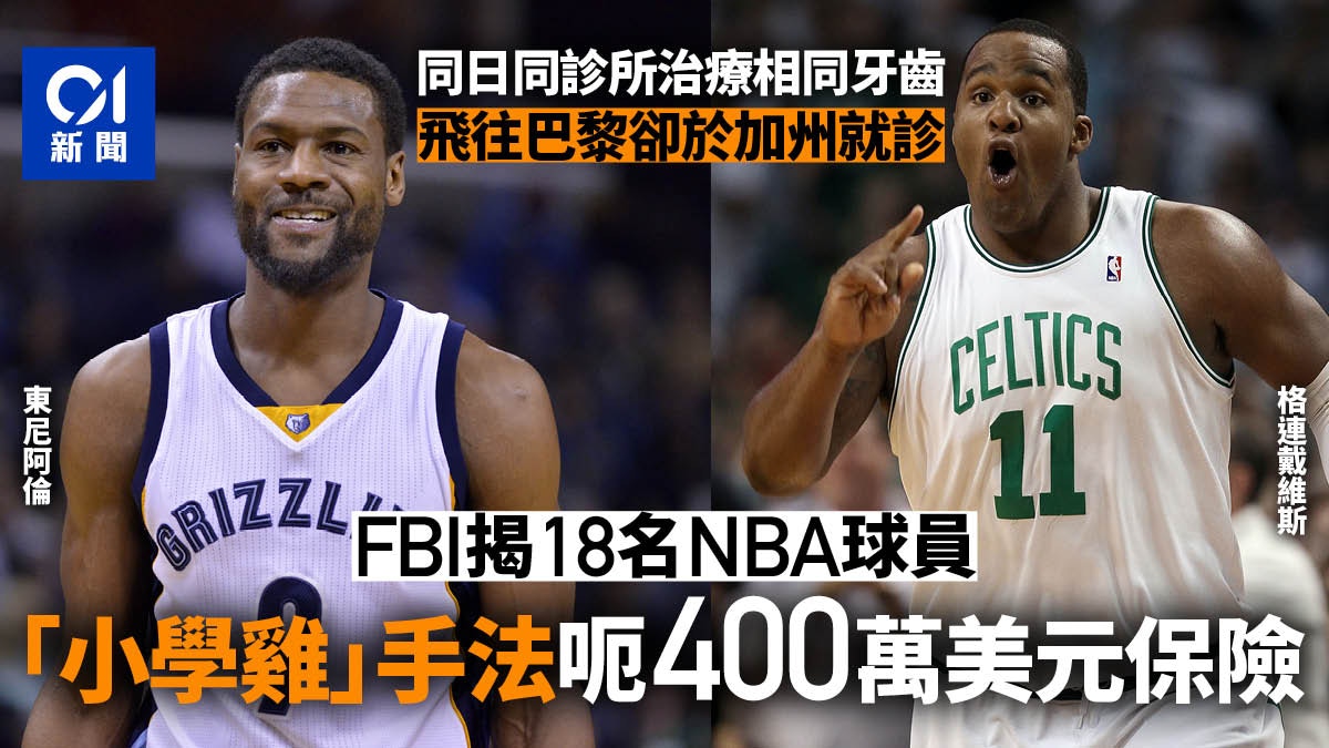 NBA爆驚天醜聞　18球員聯手騙400萬美元保險　手法卻如「小學雞」